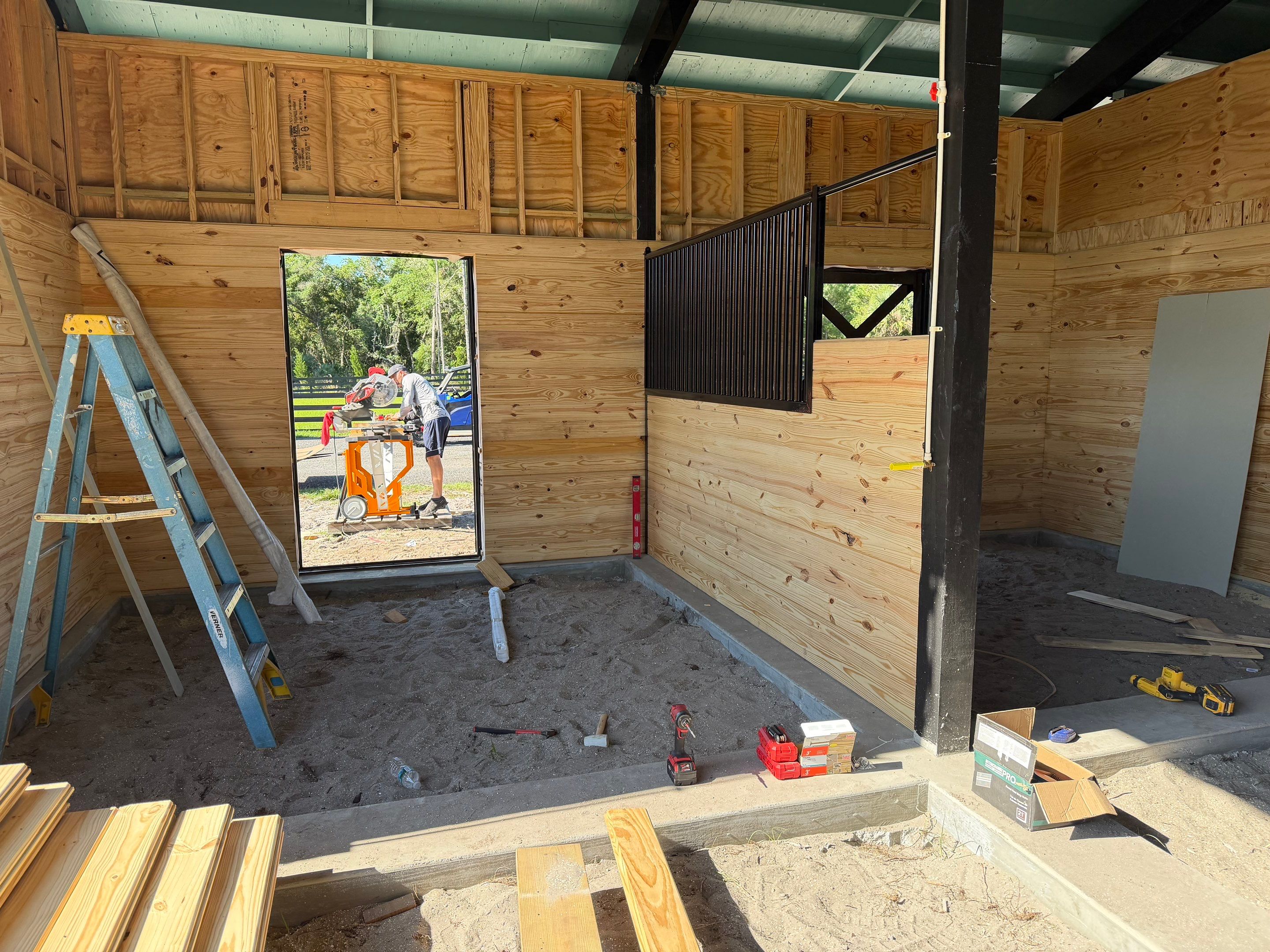Custom Post-Frame Horse Barn and Shingle Roof Installation in Geneva by Fortified Roofing Solutions Corp.
