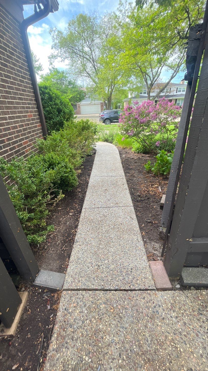 Northbrook, IL aggregate strip and re seal by Northern Power Washing LLC.