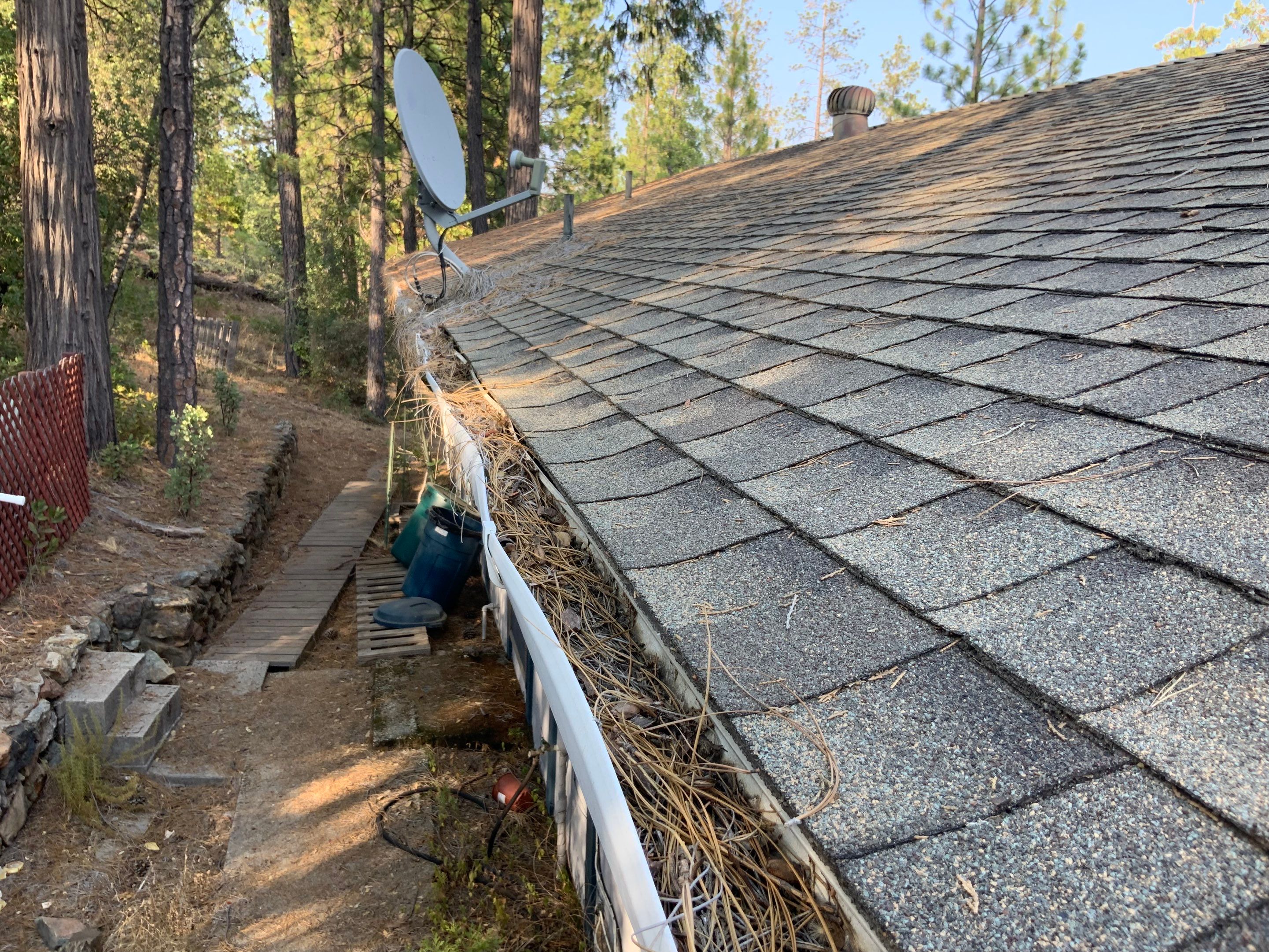 New gutters for this home by Byers Enterprises