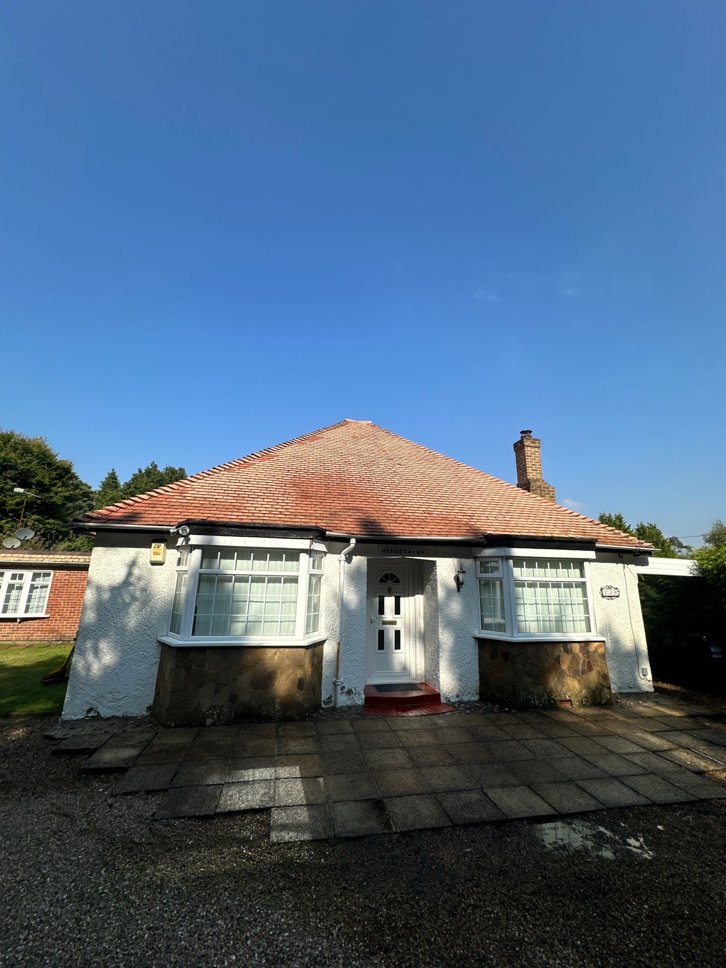 Roof Clean  - Moss Removal - Gutter Clean using Honda 15lpm Low Pressure Washing Machine by Ges Exterior Cleaning ltd