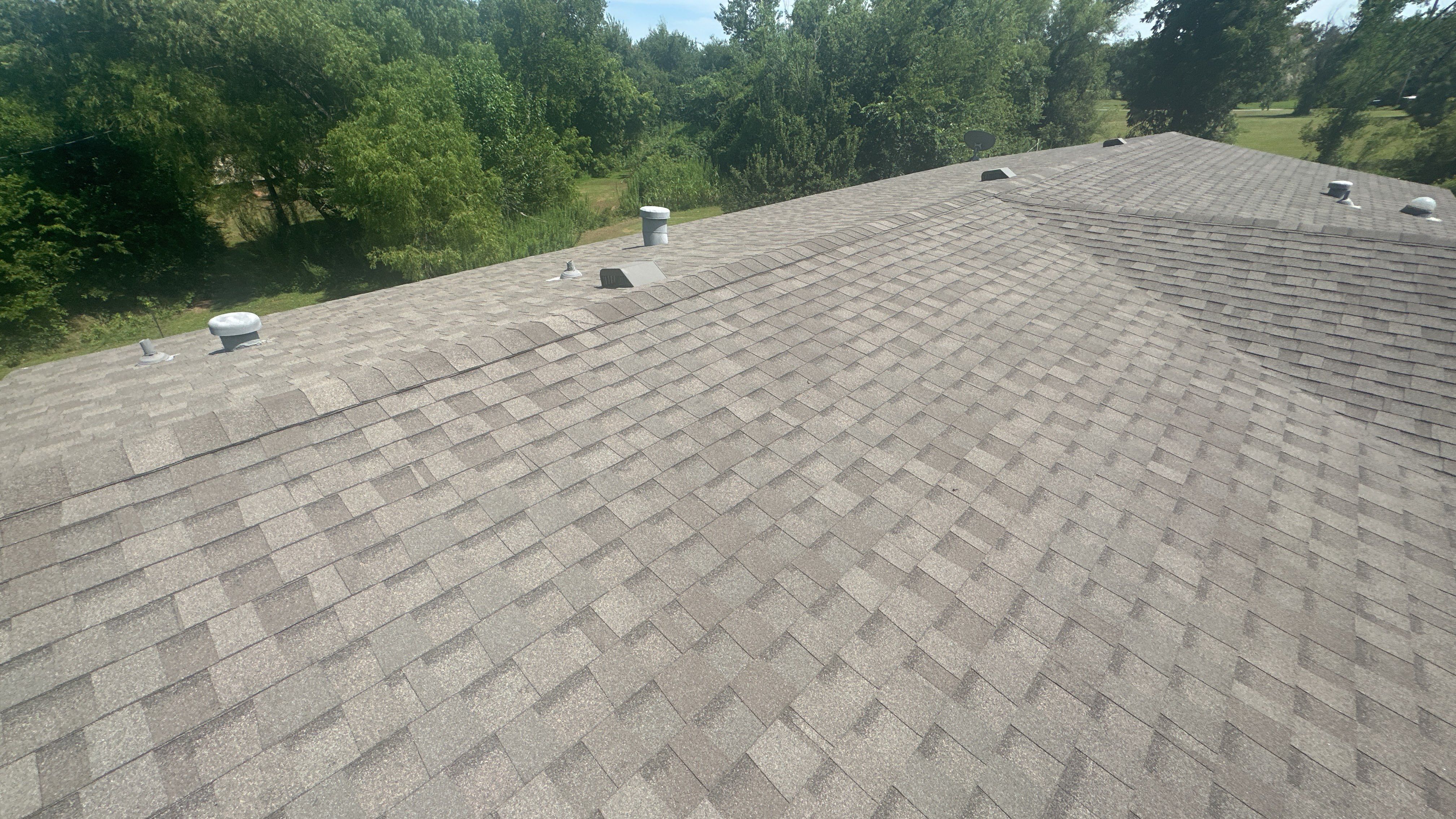 Reroof using GAF HDZ by Castillo Roofing