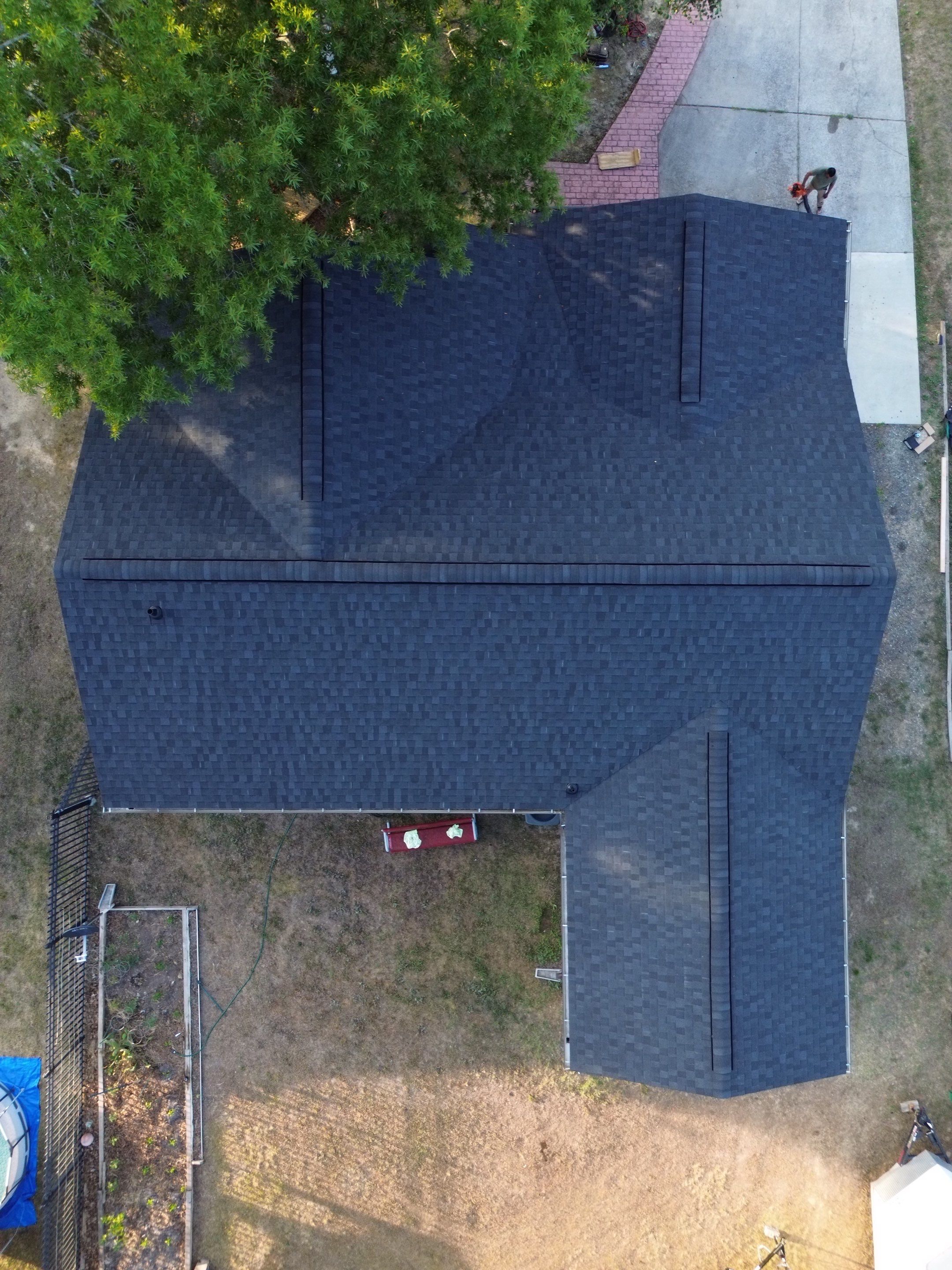 Roof replacement and interior repair by hail and wind damage by Just Brilliant Restoration JBR