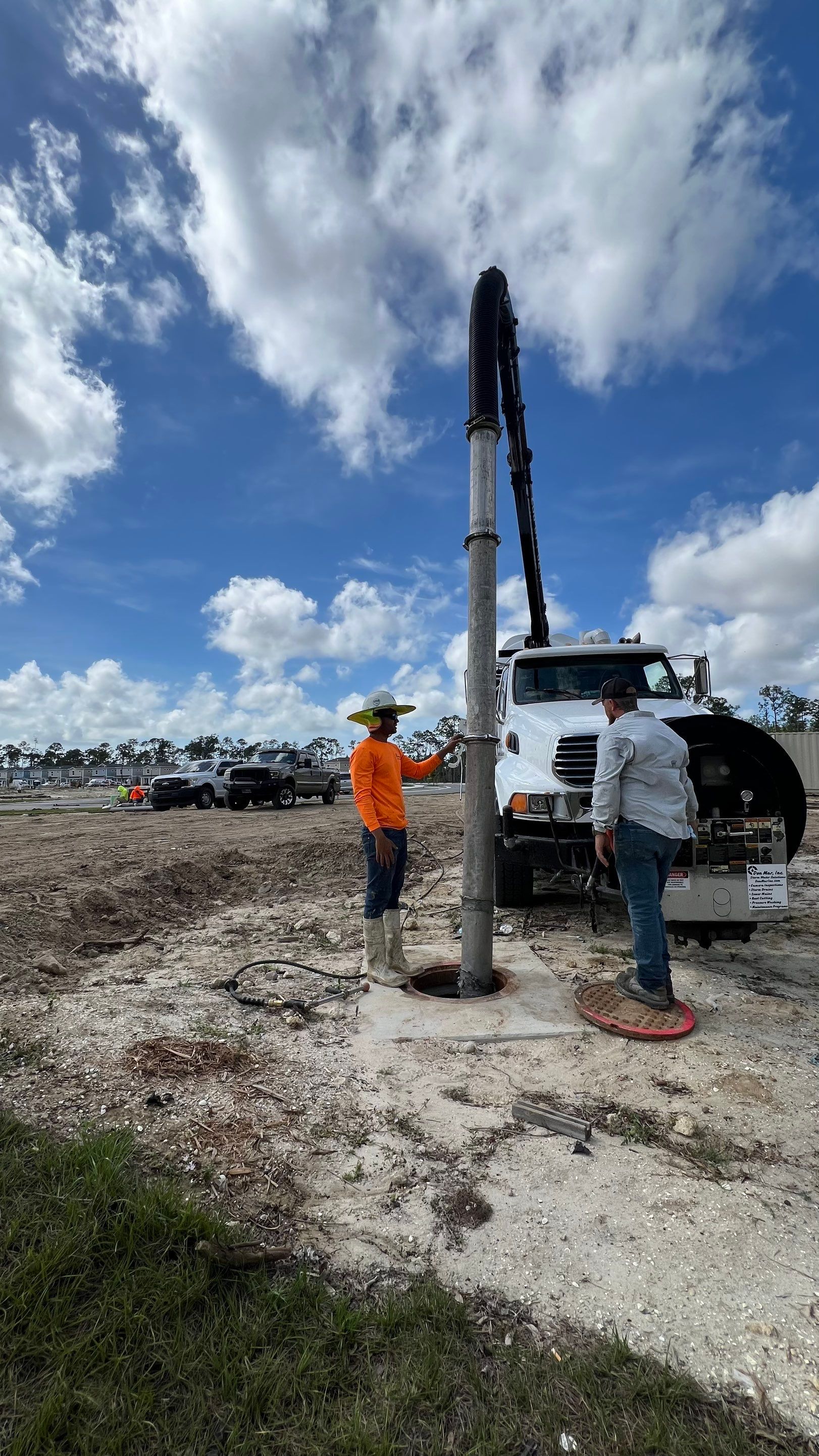 New Community Stormwater System Catch Basin Cleaning by Don Mar, Inc. Storm Water Solutions