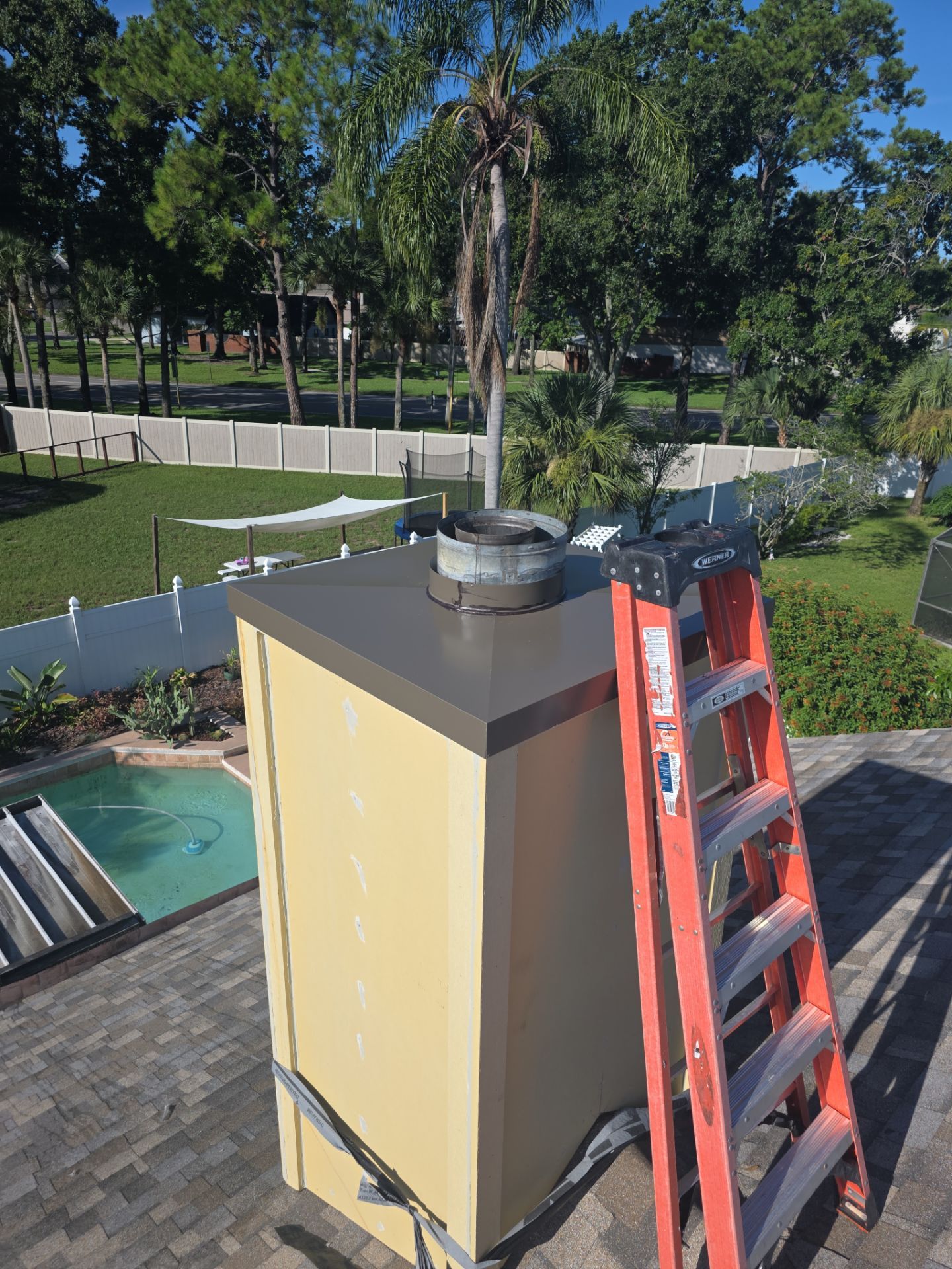 Chimney Chase Pan Replacement by Hygienic Air, Inc