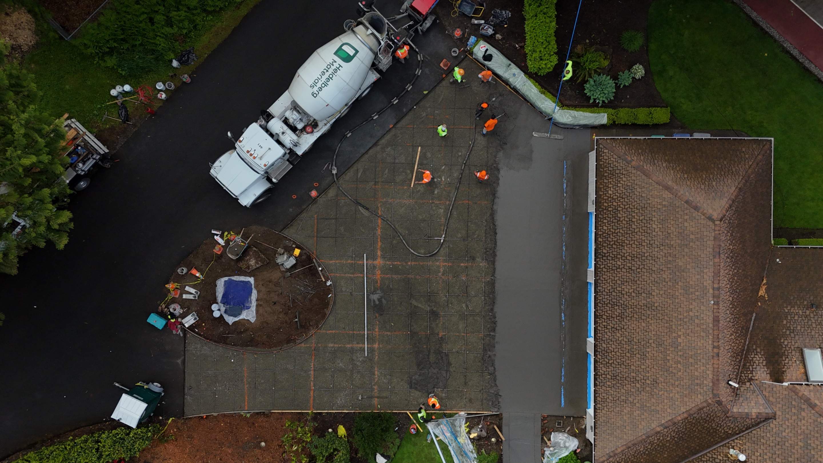 Stamped Concrete Driveway Renovation | Woodinville  by Jireh Asphalt & Concrete Inc 