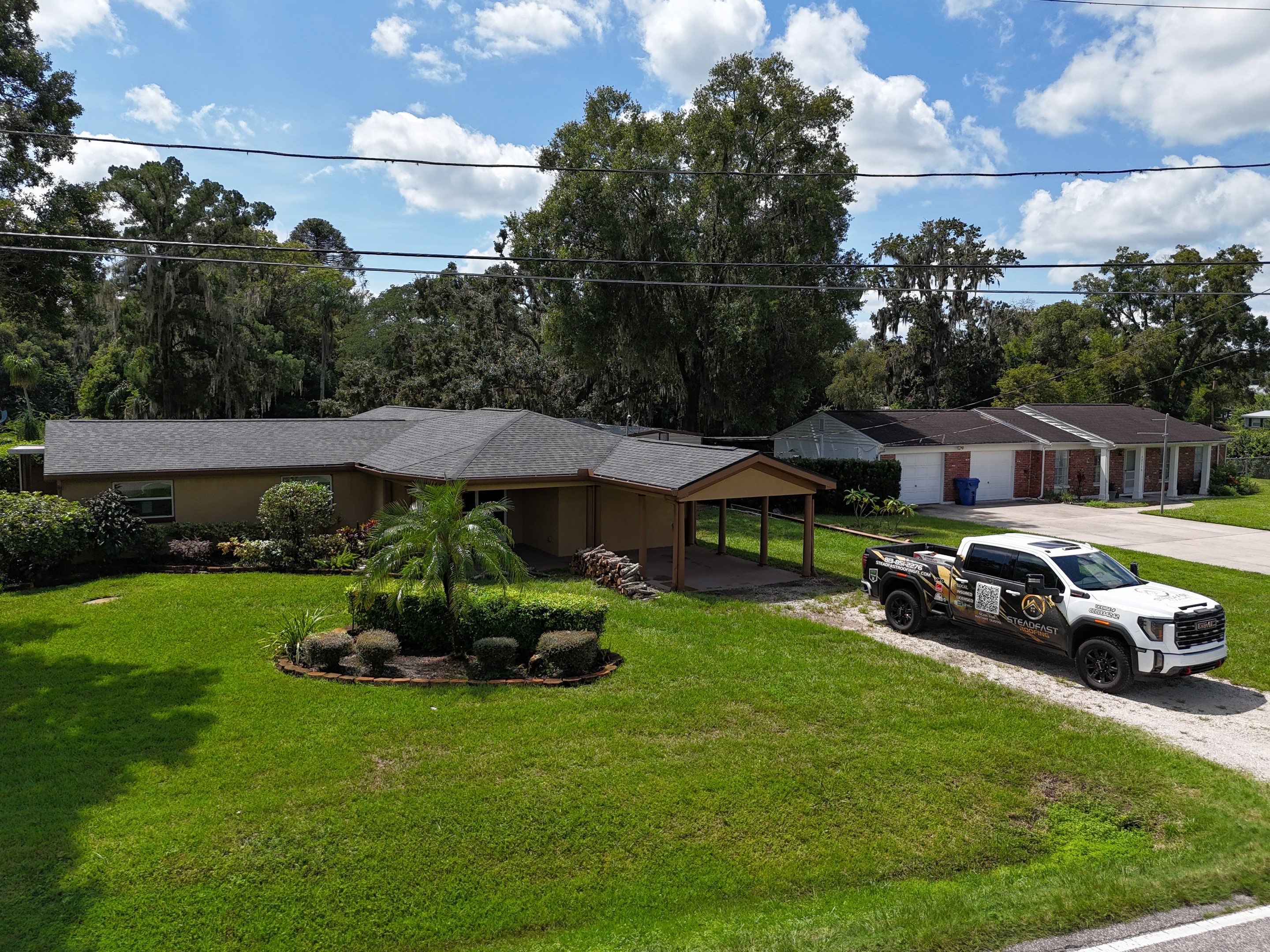 Roof Replacement in Land O' Lakes FL. by Steadfast Roofing 