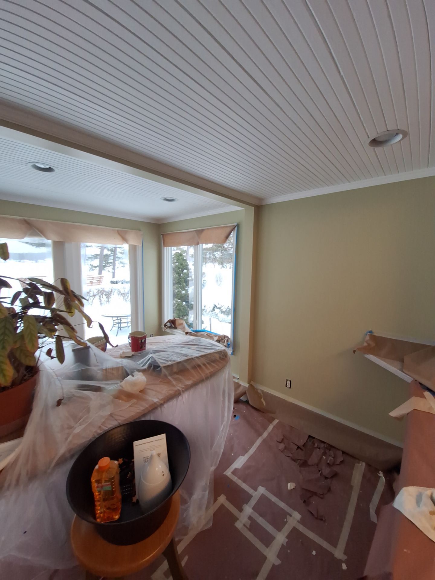 Comprehensive Interior Painting and Drywall Repairs for a North Muskegon Residence by Gordon Painting