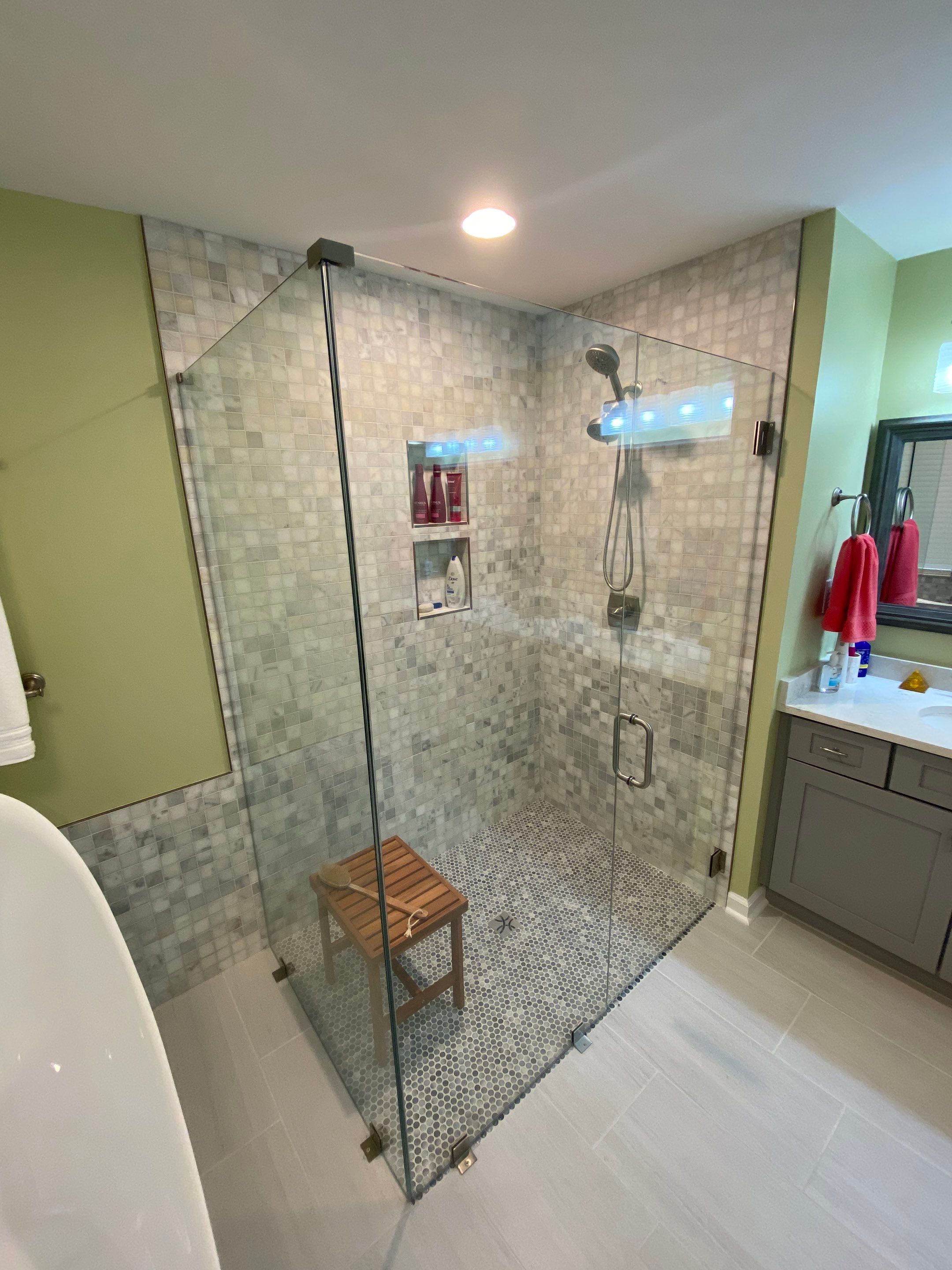 Master Bathroom Remodel with Freestanding Tub and Walk-In Shower in Kennesaw by Swift Home Renovations