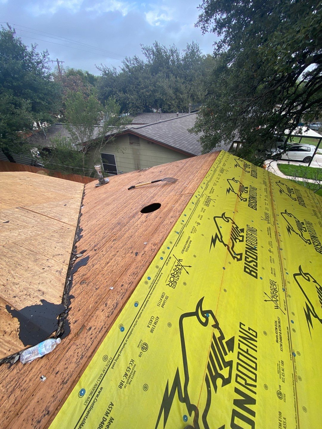 San Antonio Roof Project  by Bison Roofing  
