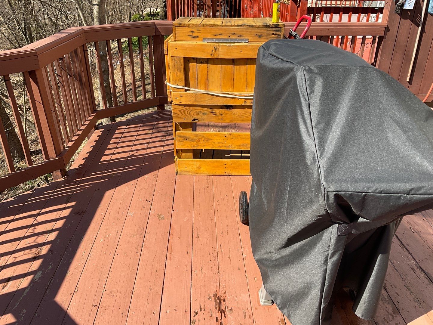 Deck Installation using New Composite Deck Board by Alpha Design Services