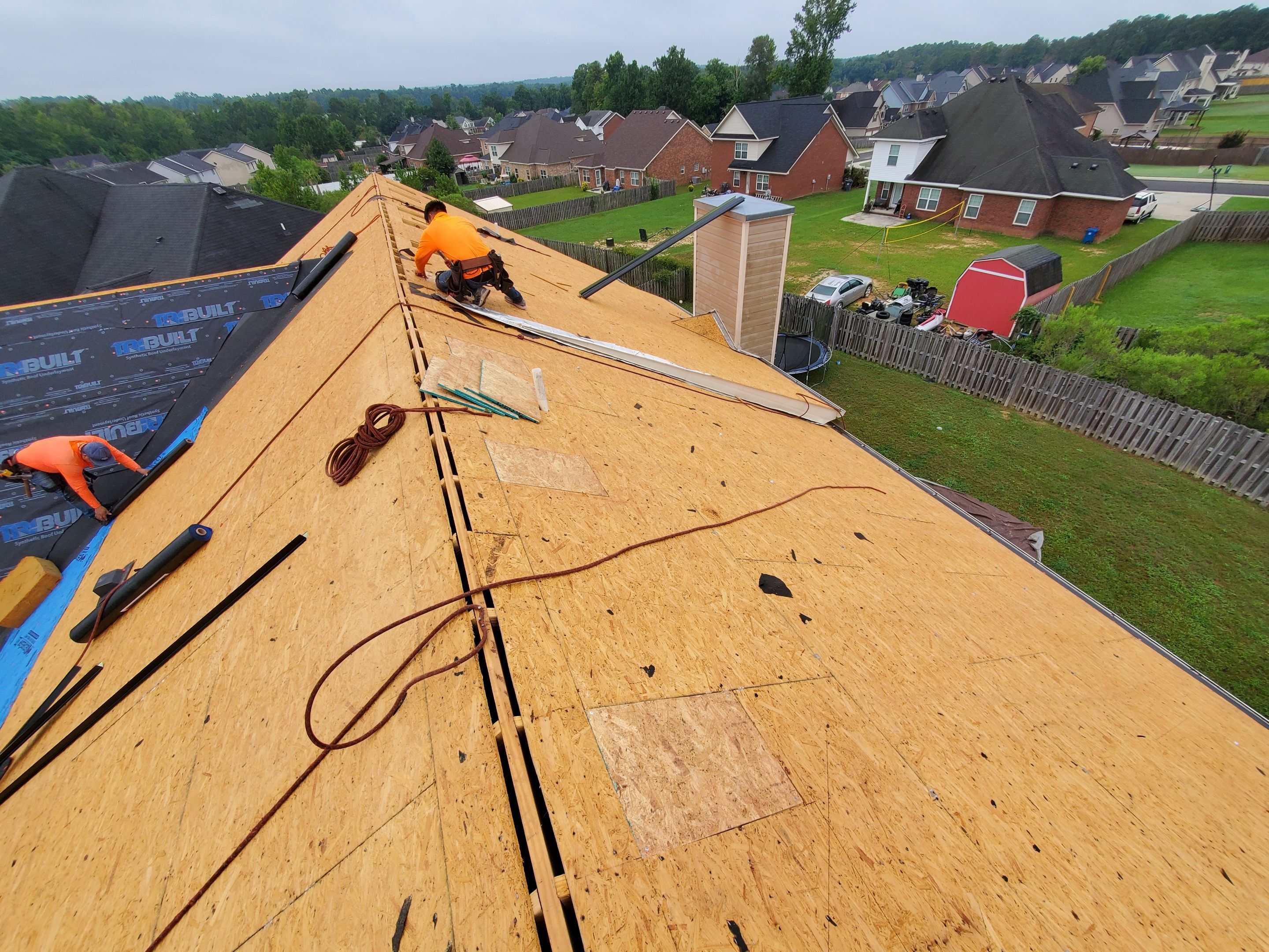 Residential Roofing Installation using Owens Corning by Inspector Roofing and Restoration