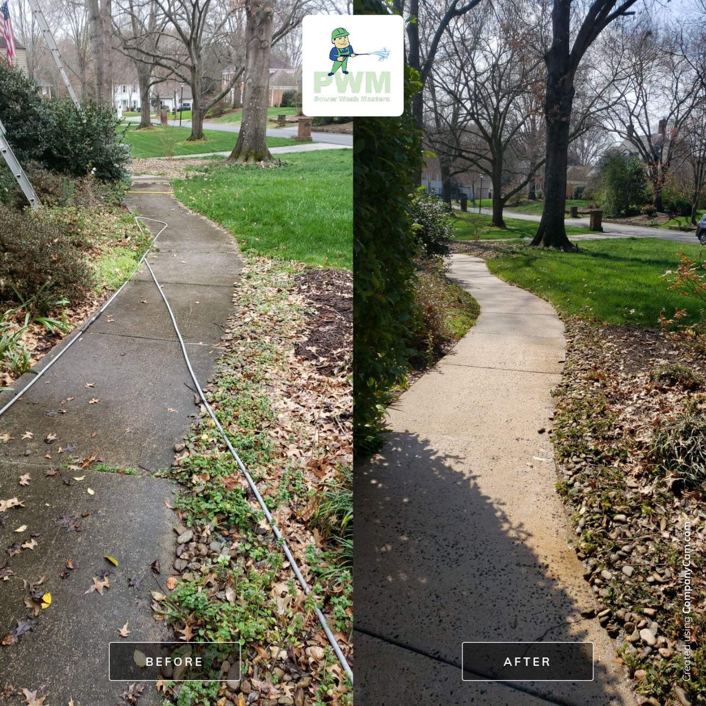 Gutter Cleaning using cleaner by Power Wash Masters LLC