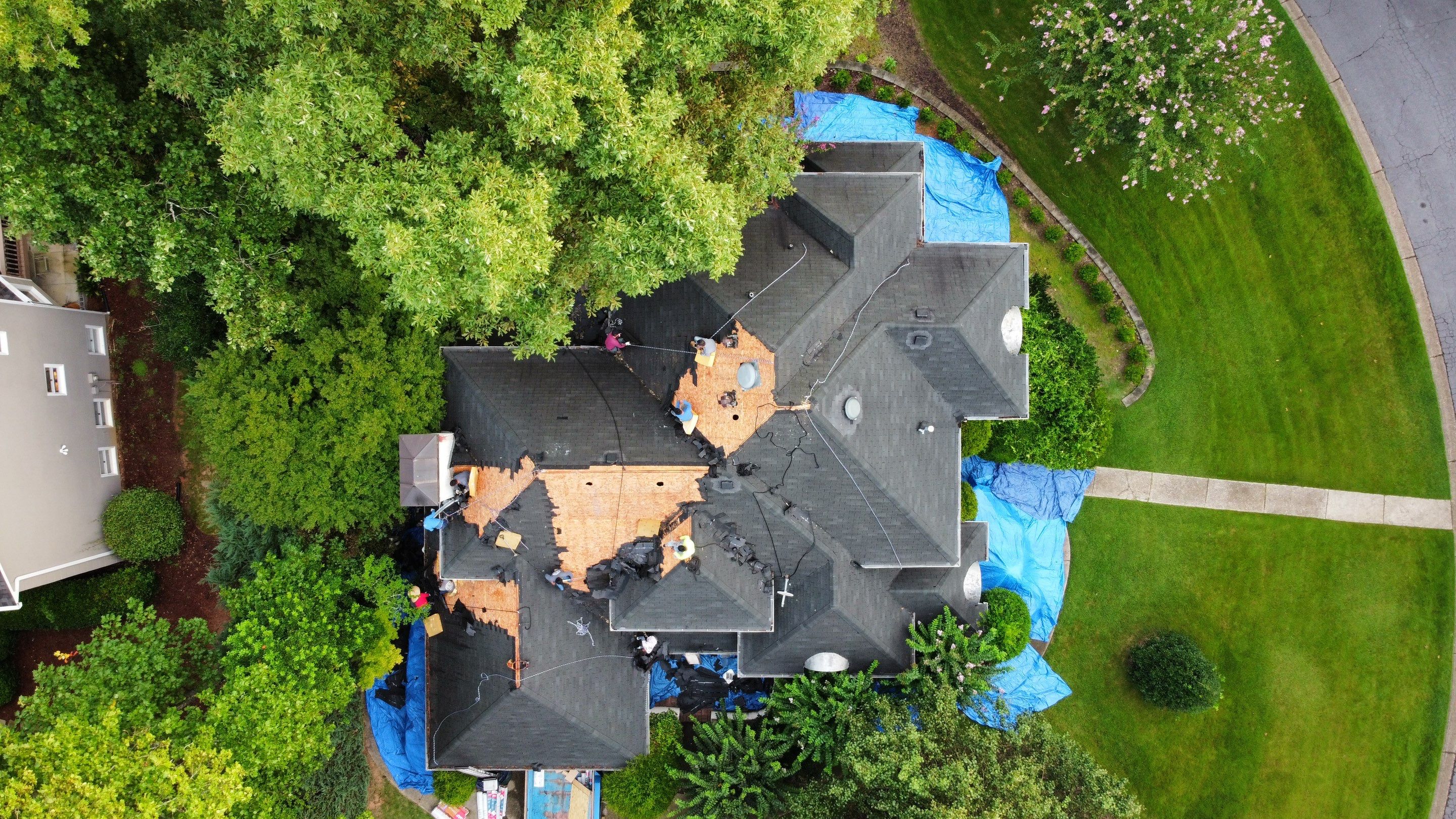  Carriage Lake DR  Roswell Roof Replacement  by Dom Roofing & Restoration