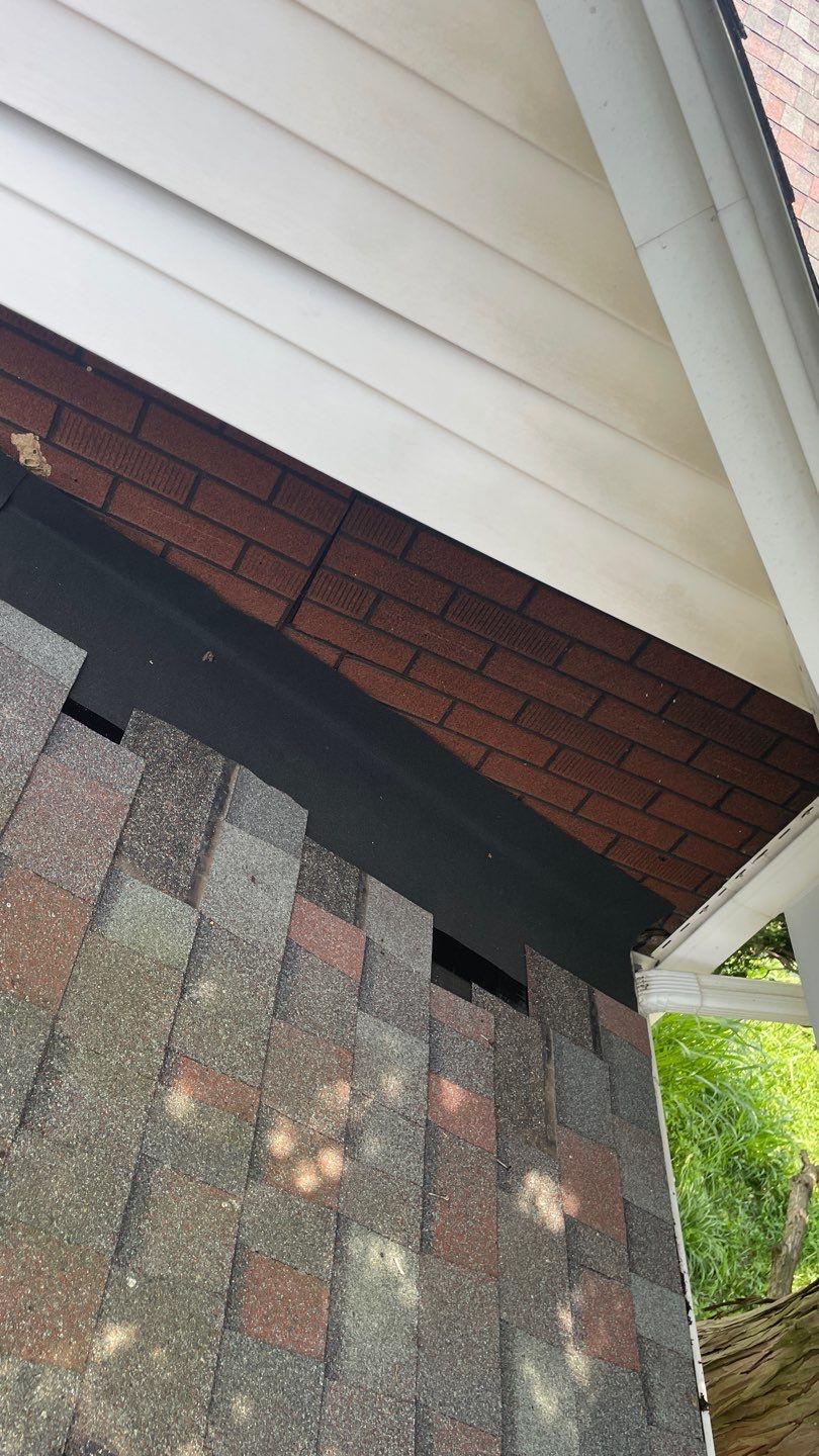 Hagerstown Front Porch flashing work by Frederick Roof Repair