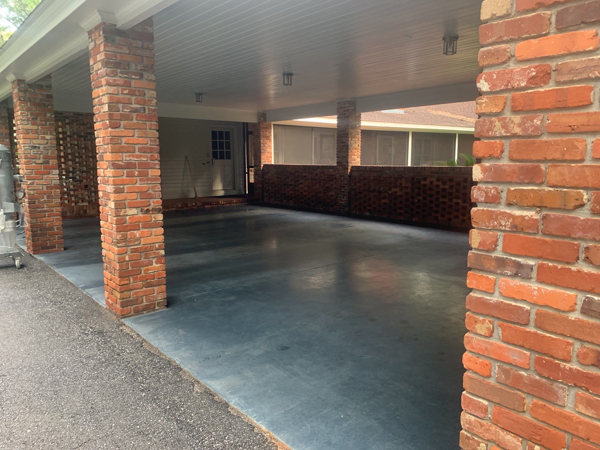 Silver Creek Carport by Deese Elite Concrete Coatings