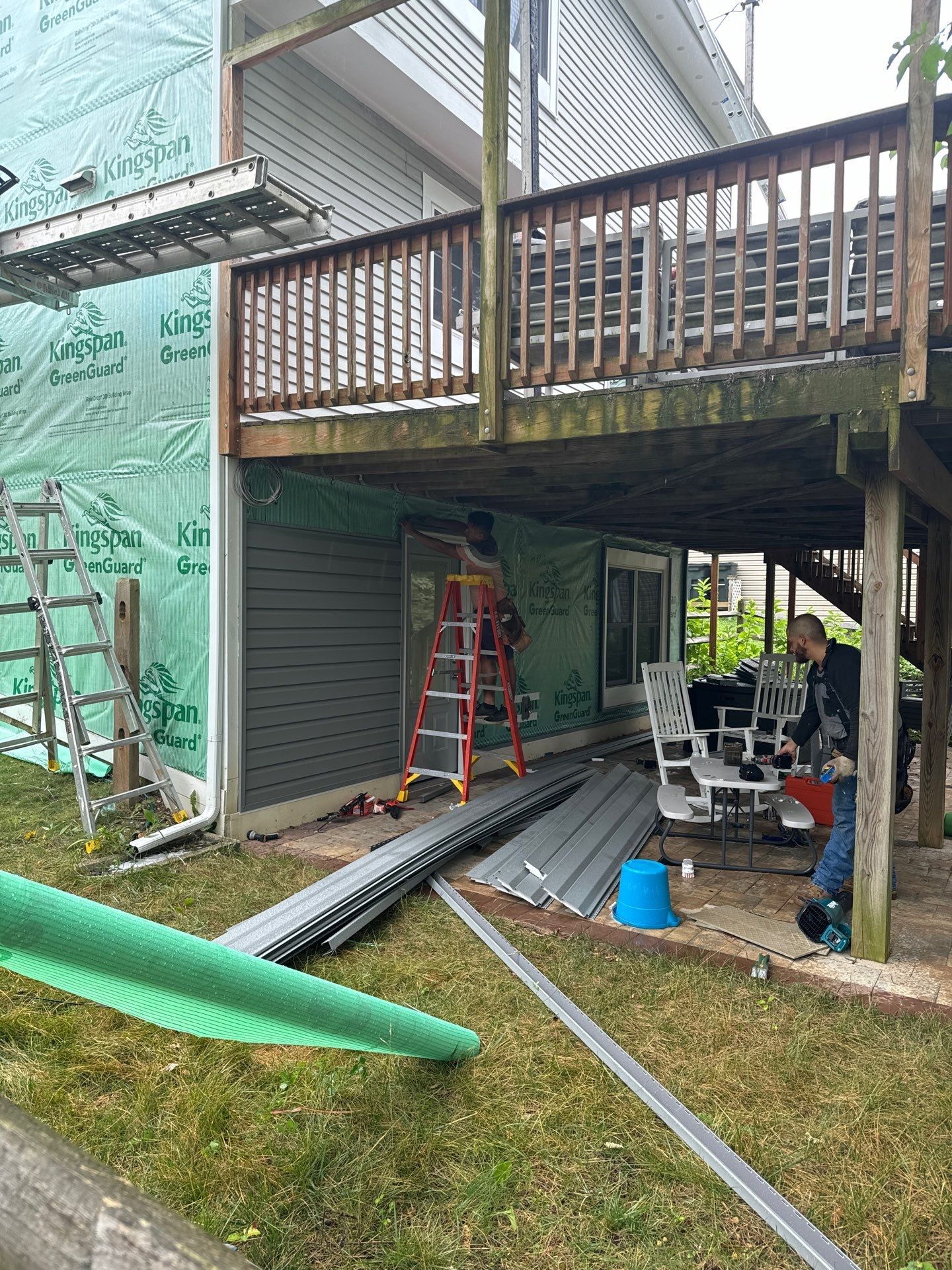 New Prodigy siding with One-piece insulated siding system & Exterior painting   by Alpha Design Services