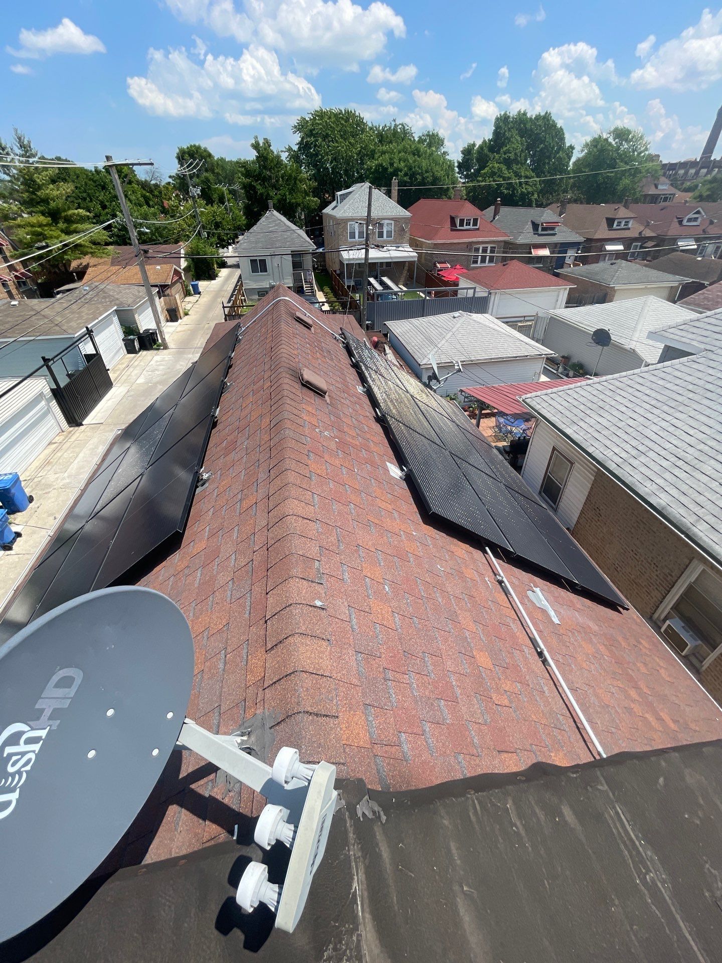 Roof and siding replacement by wind damage by Just Brilliant Restoration JBR