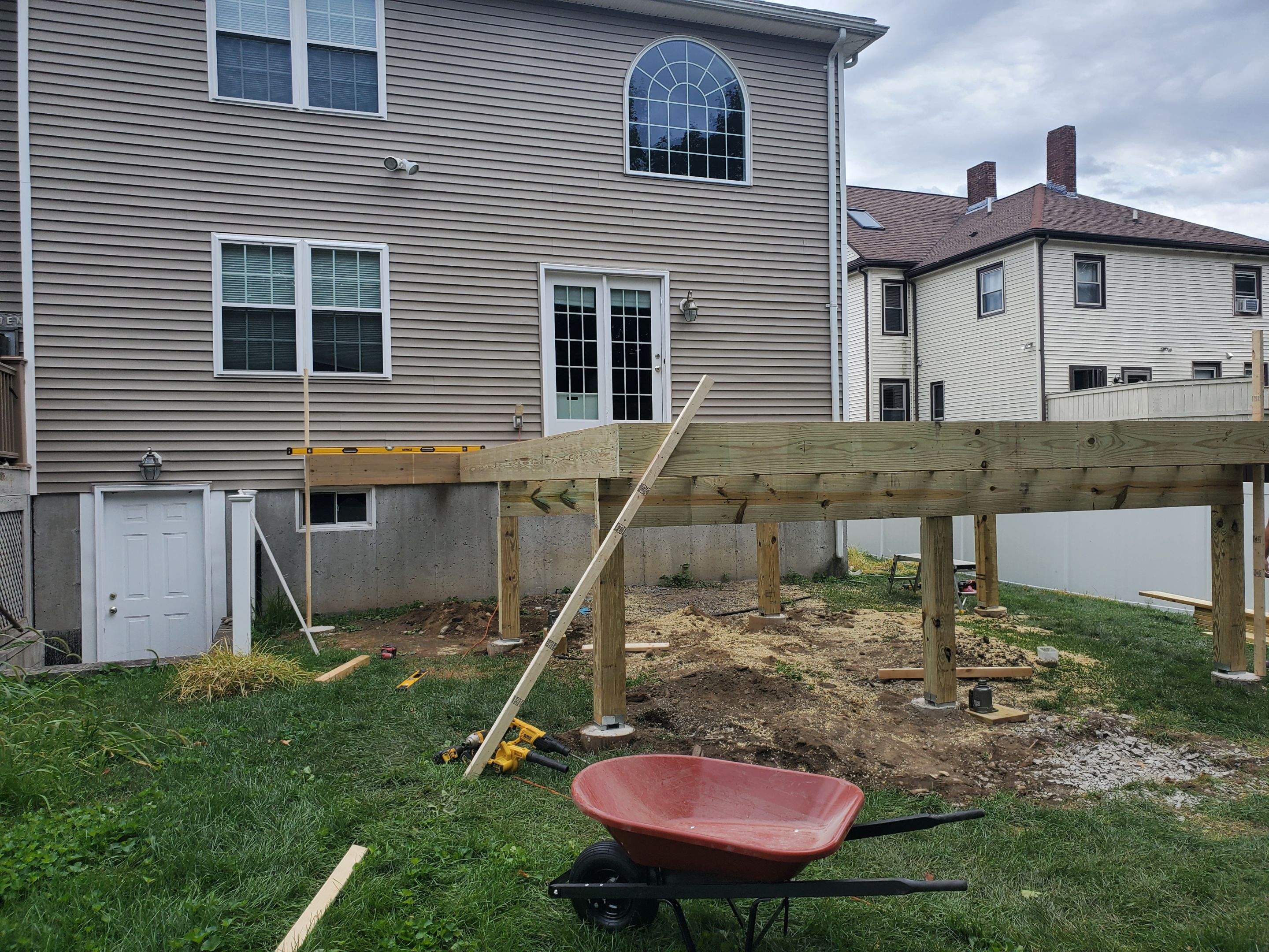 Deck Construction using Trex Decking by UBrothers Construction