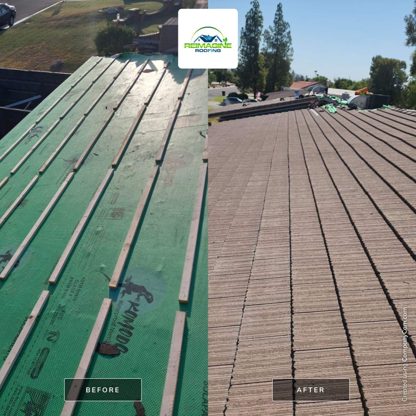 Driftwood Concrete Tile by Reimagine Roofing