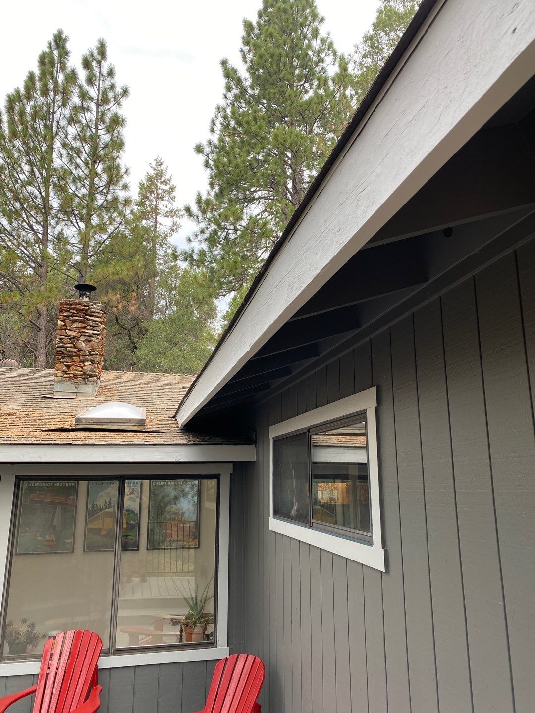 New gutters for this home by Byers Enterprises