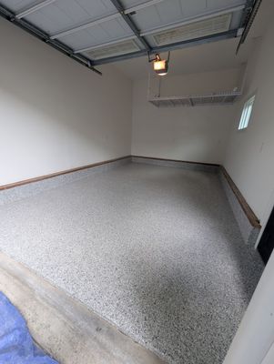 Garage Floor Coating using Cabin Fever