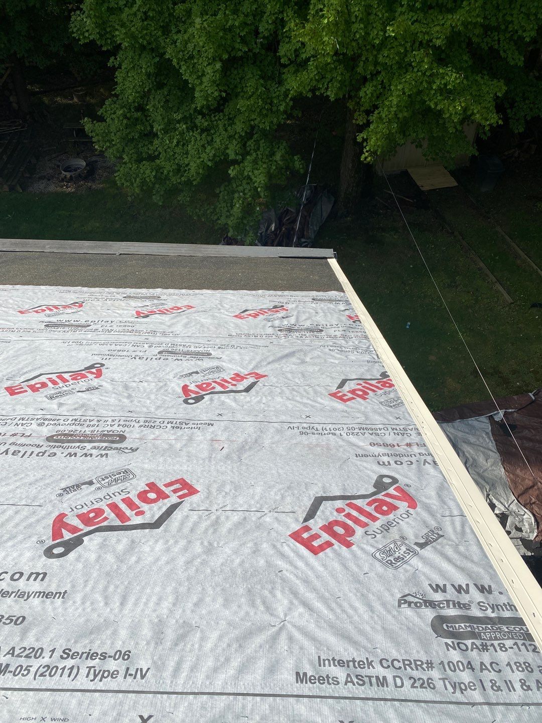 Residential Roofing Installation using owens corning duration, Harbor Blue by Absolute Roofing and Construction