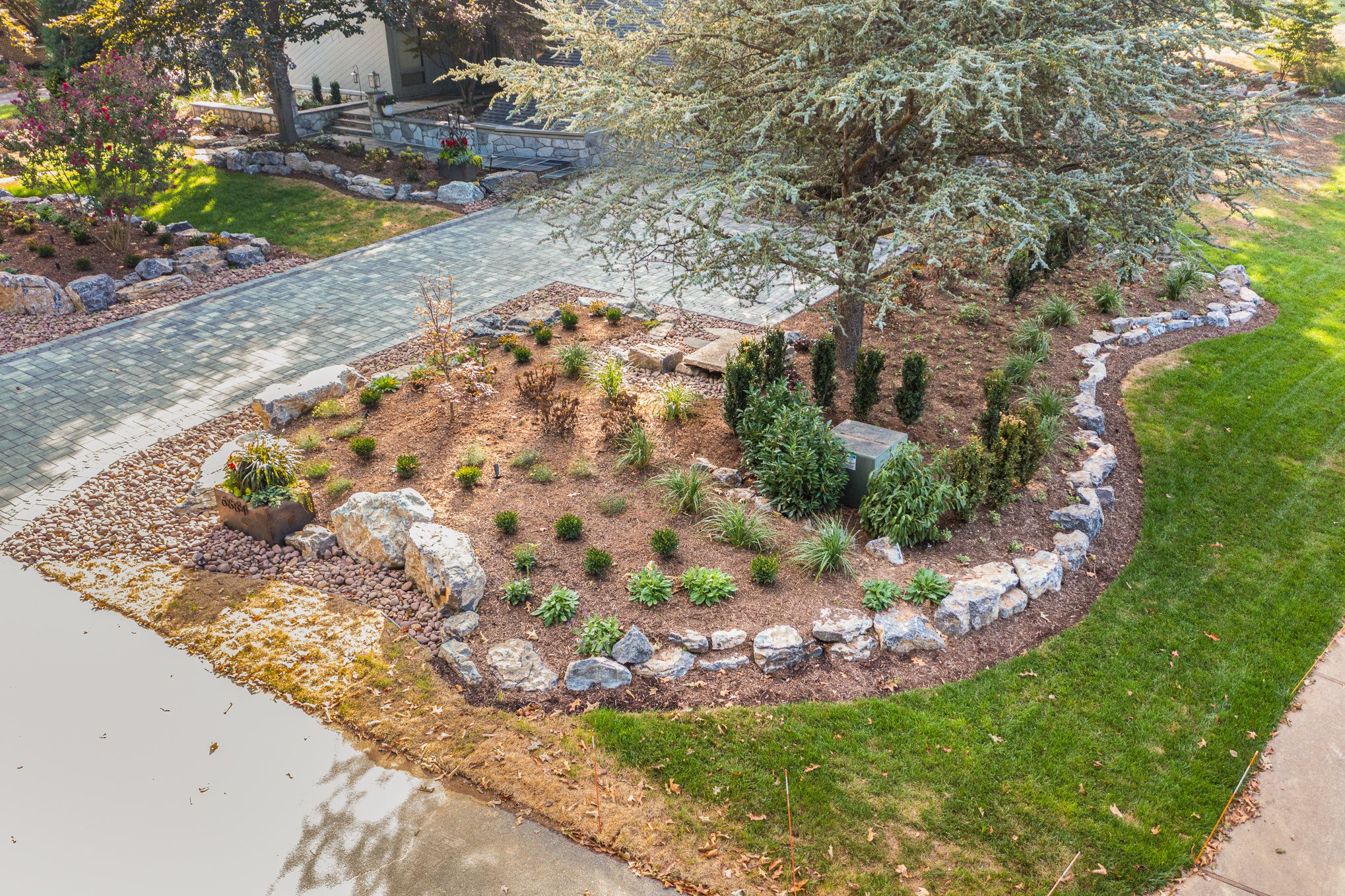 Penn National Project by Potted Luck Landscape