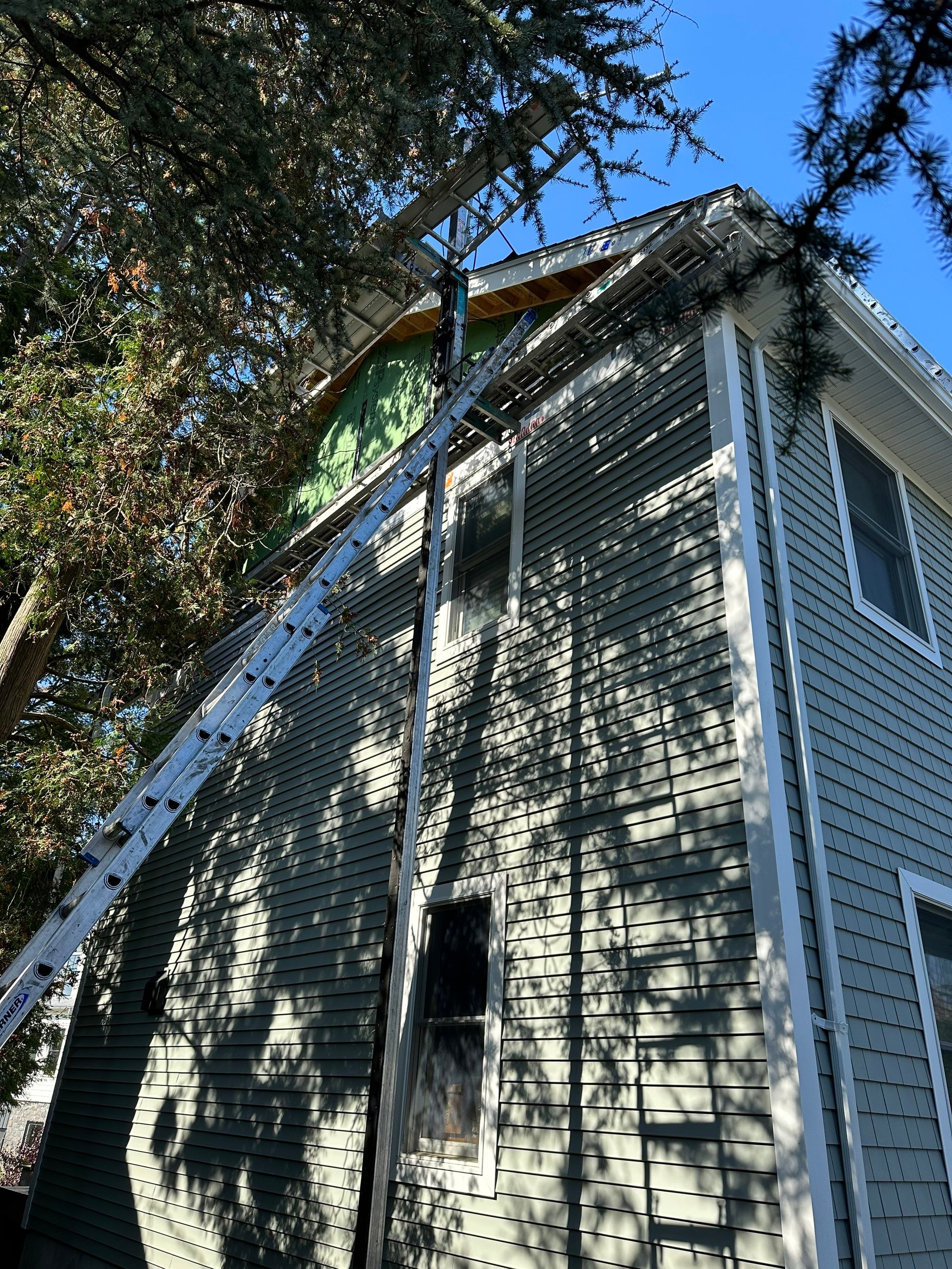 Siding Installation using Certainteed Mainstreet Seagrass by A Plus Exterior