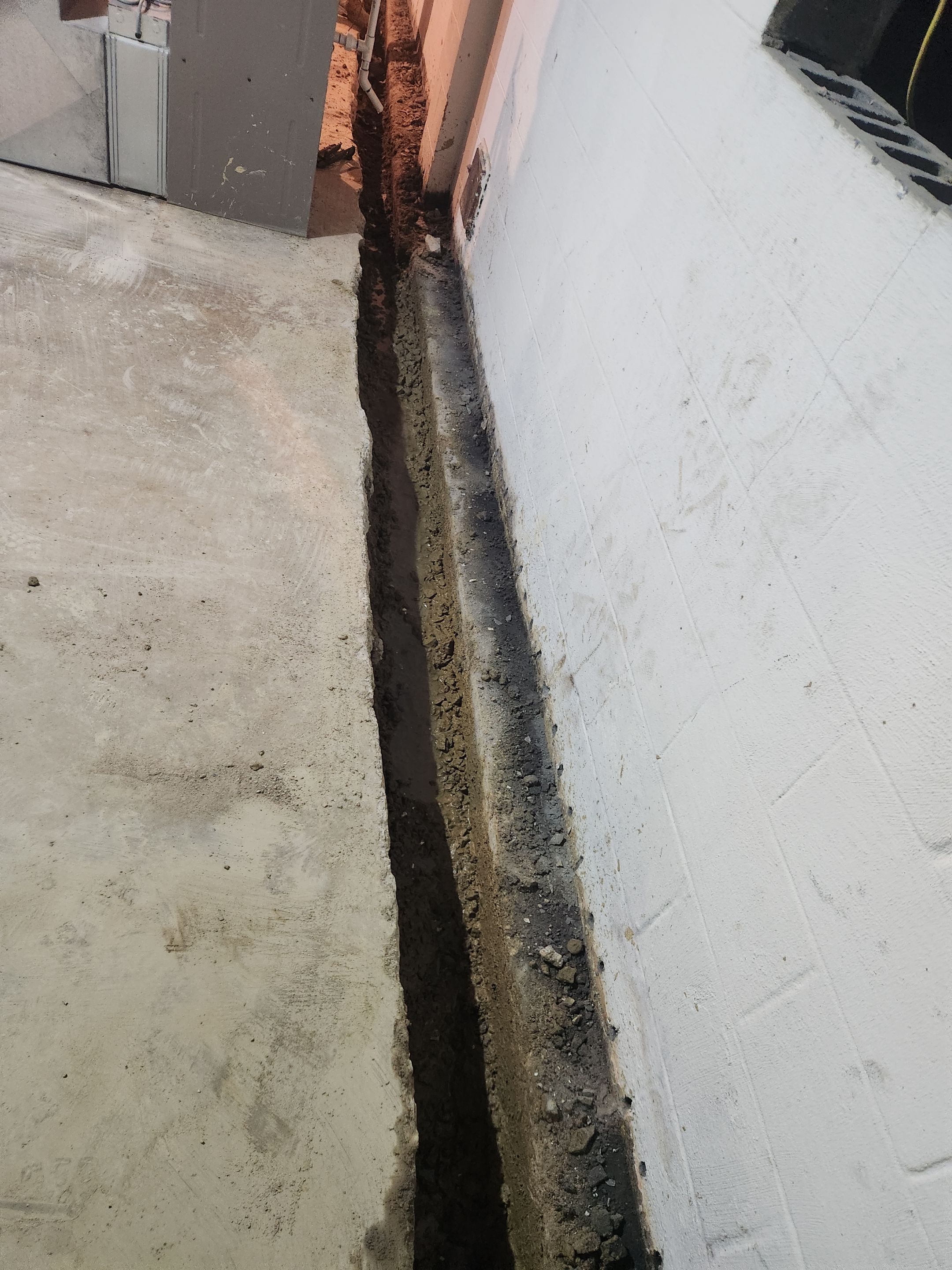Interior French Drain in Princeton, NJ by Pure Service Pro, LLC 