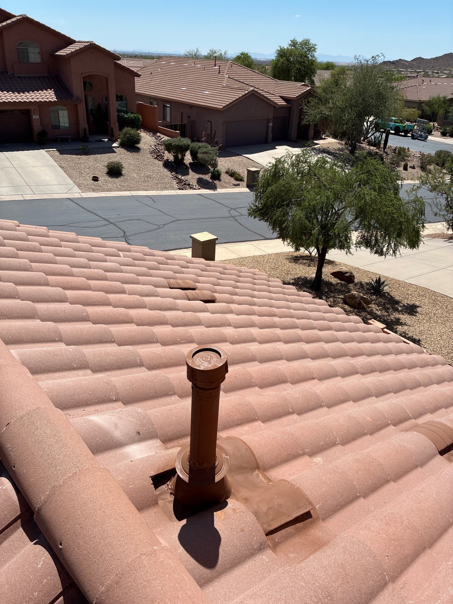 Tile Reset using Concrete Tiles in Gold Canyon by Weather-Tite Roofing