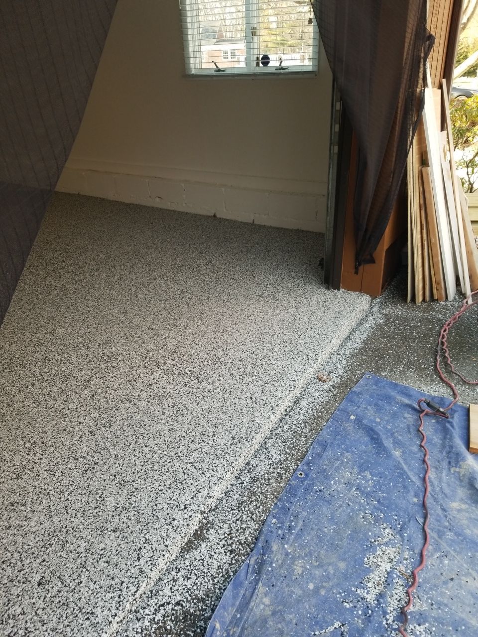 Garage Floor in Domino by Spectrum Painting, LLC