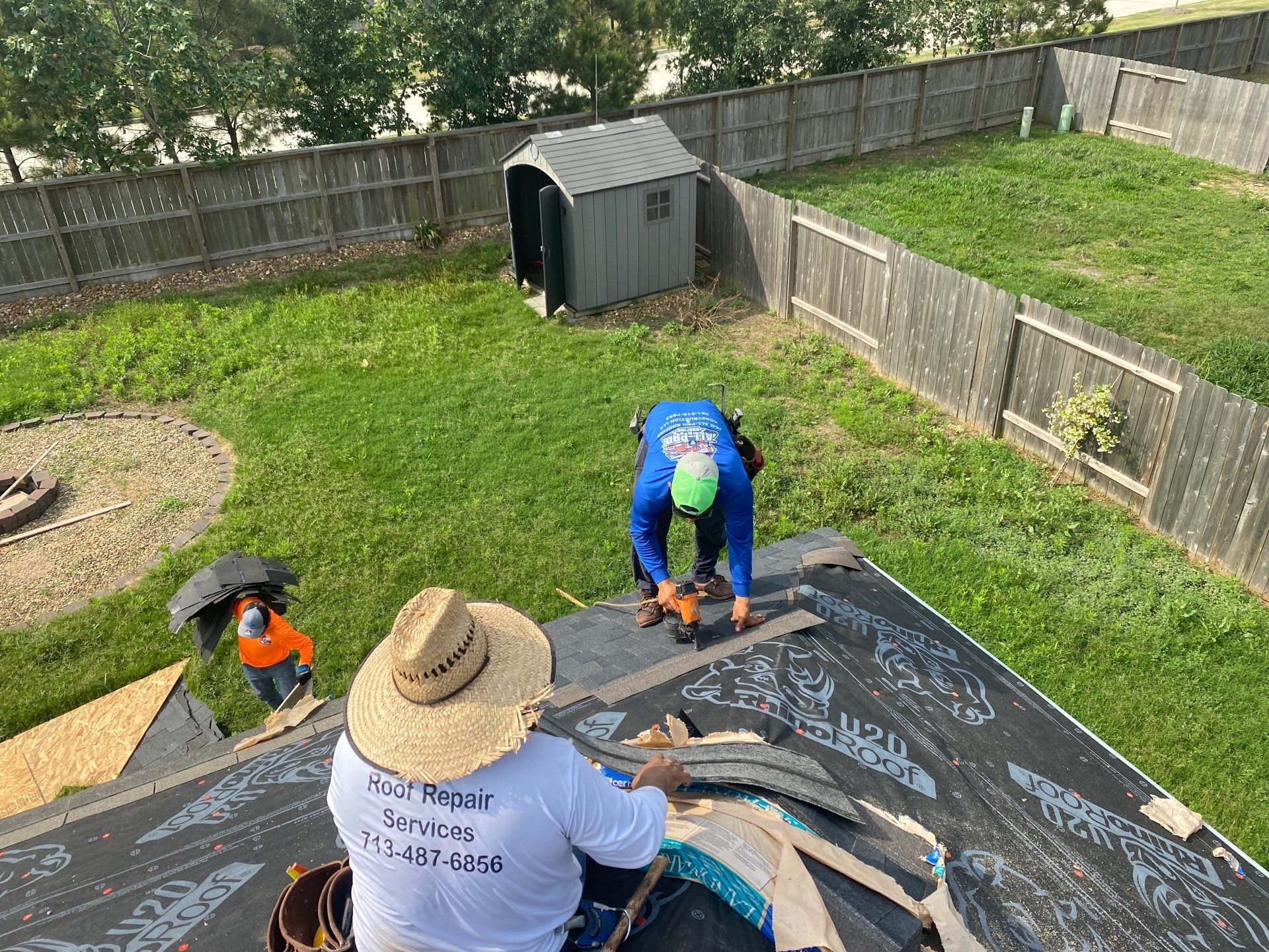 Residential Roofing Repair using Owen's Corning Duration (Lifetime) Shingles by Roof Repair Company