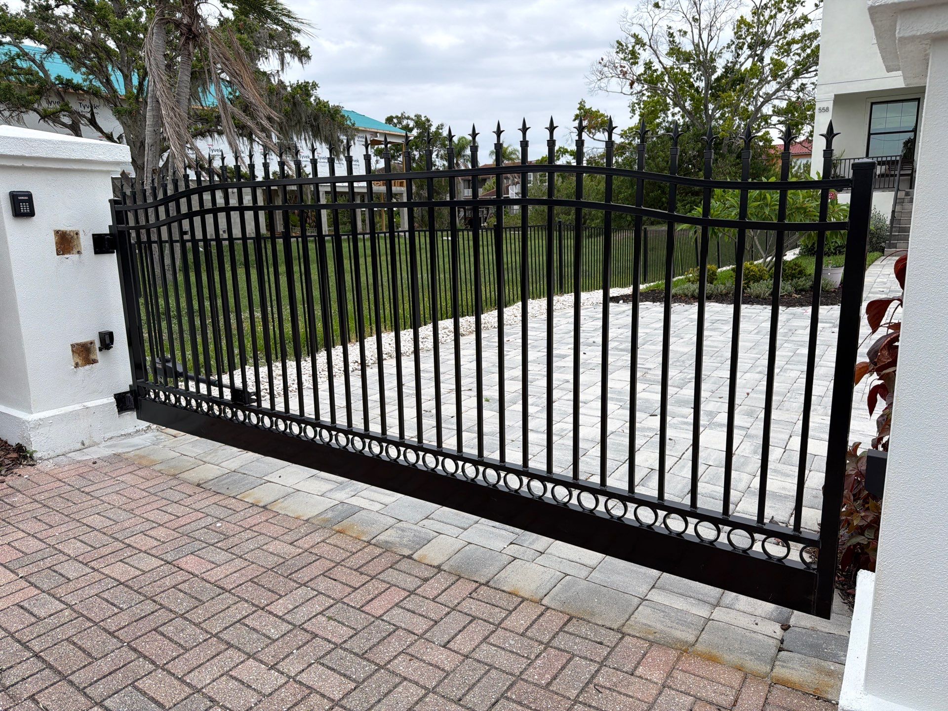 Customer Estate Gates With Operator by Asap fence and gates, LLC