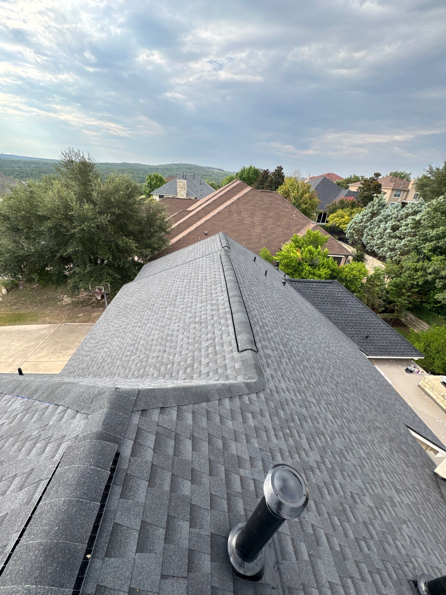 Residential Roof Replacement using GAF HDZ - Charcoal shingles by Elite Roofing LLC