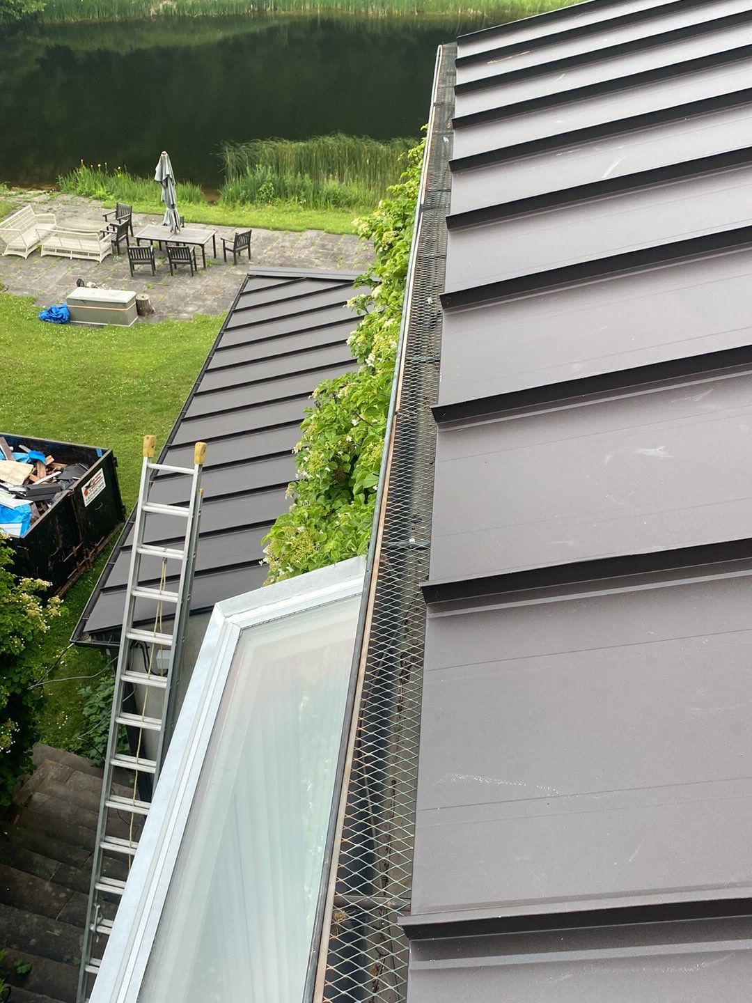 Roof Replacement using 16" Standing Seam Panels by Jay Carter Roofing & Sheet Metal