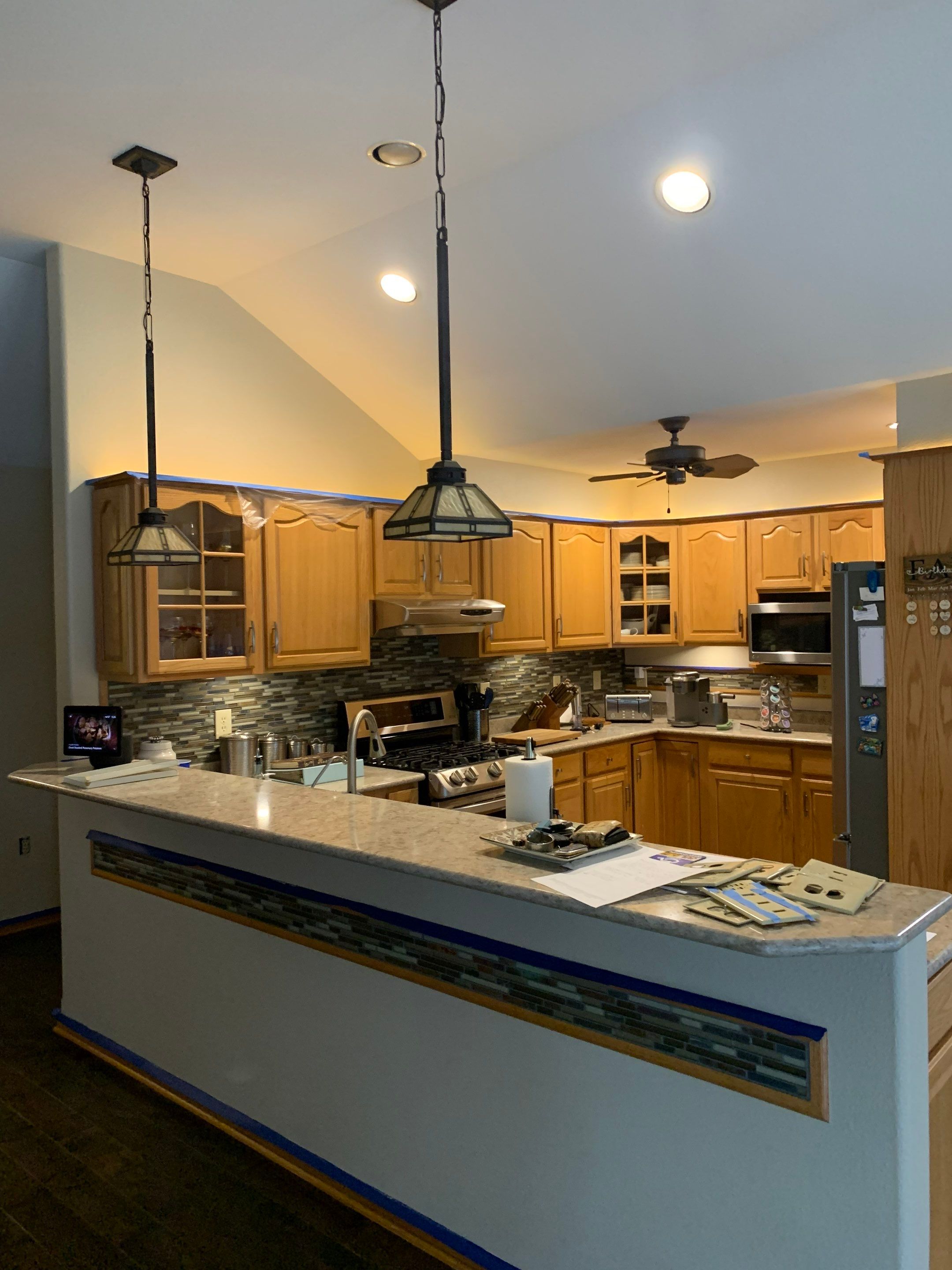 Interior Painting and Color Refresh for Dousman Residence by OCS Contracting Services