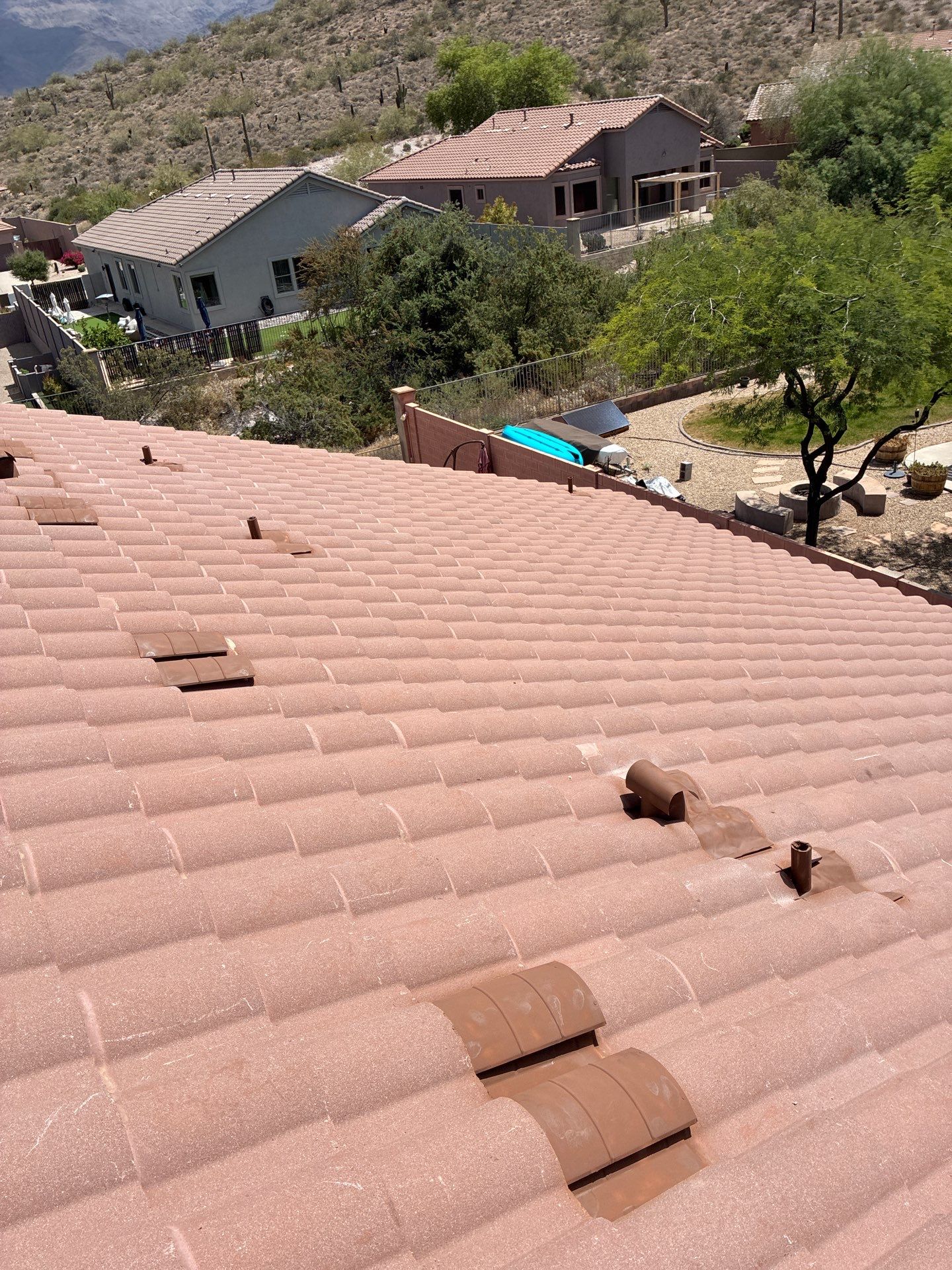 Tile Reset using Concrete Tiles in Gold Canyon by Weather-Tite Roofing