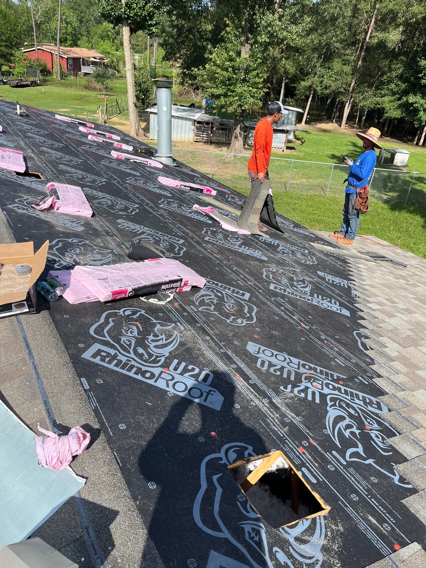 Residential Roofing Installation using Owen's Corning Duration (Lifetime) Shingles by Roof Repair Company