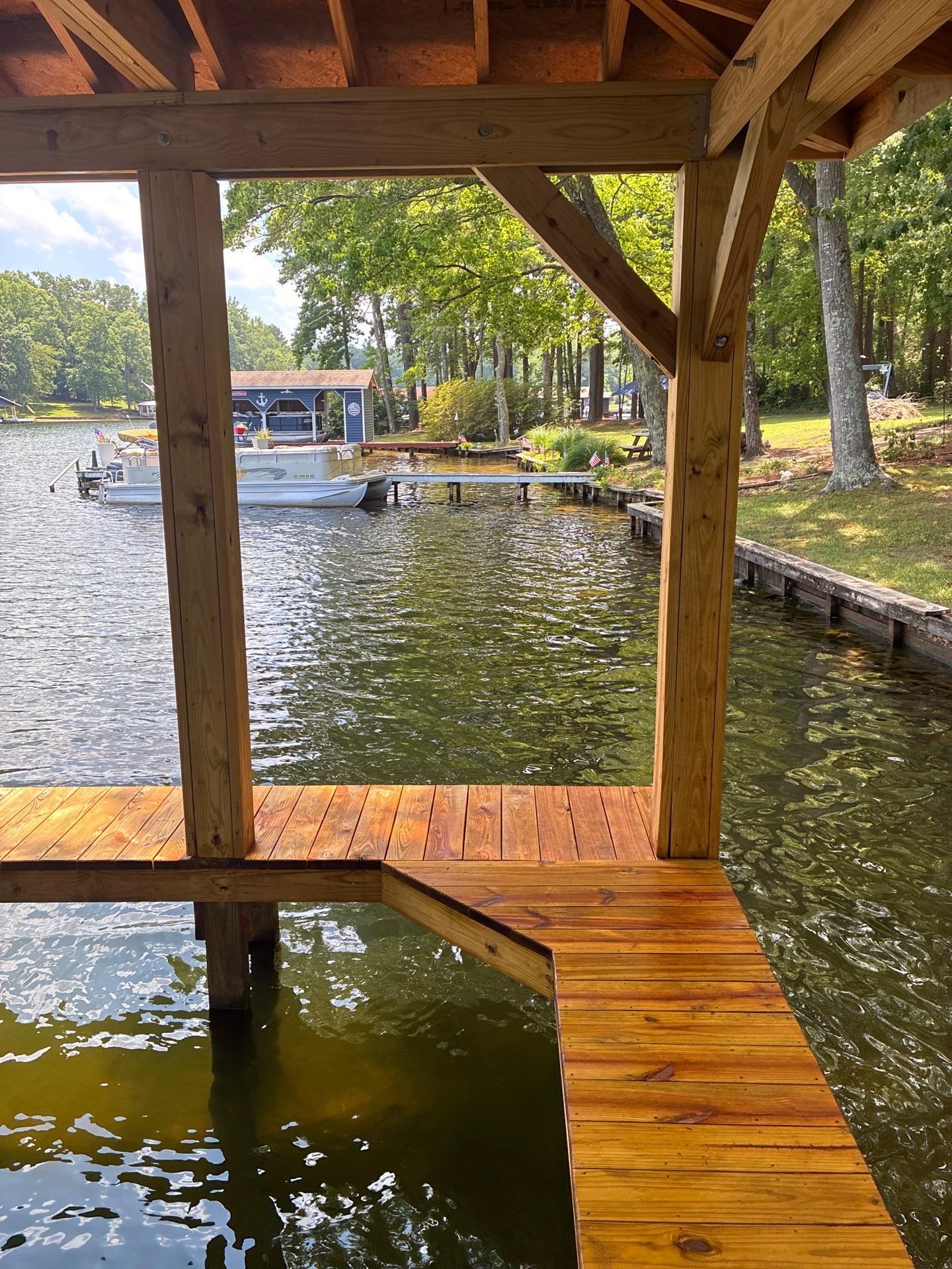 Dock using Wood Sealant by DuraSeal