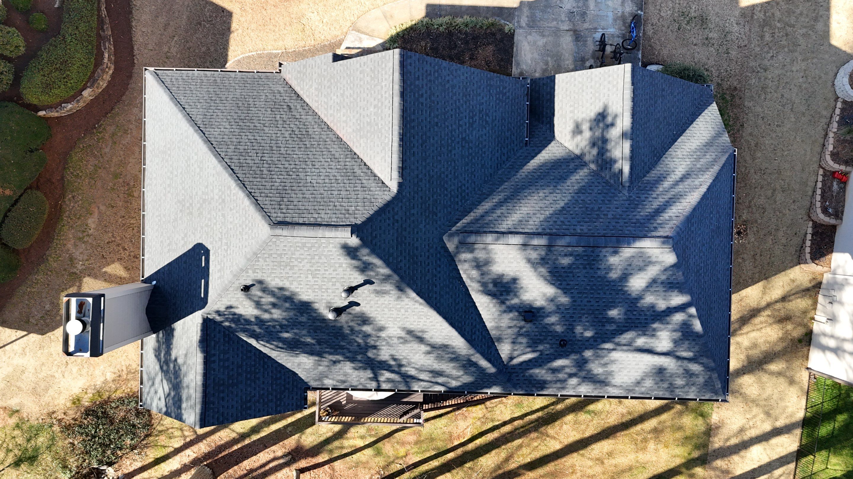Alpharetta, GA Roof Replacement GAF Timberline HDZ Charcoal by Reset Roofing