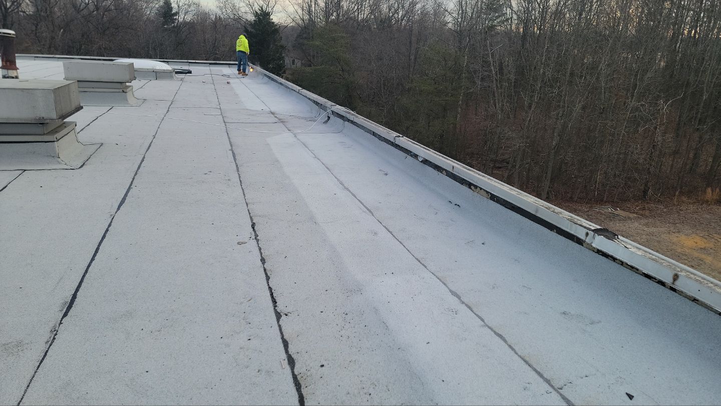 Roof Installation using ELEVATE Coating by ExteriorPros