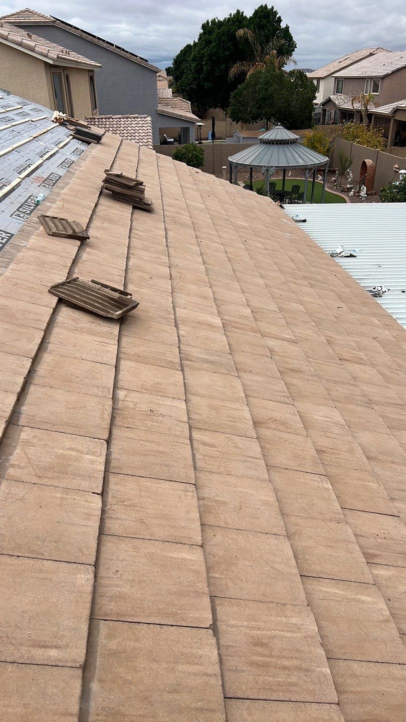 Mesa Tan Concrete Tile by Reimagine Roofing