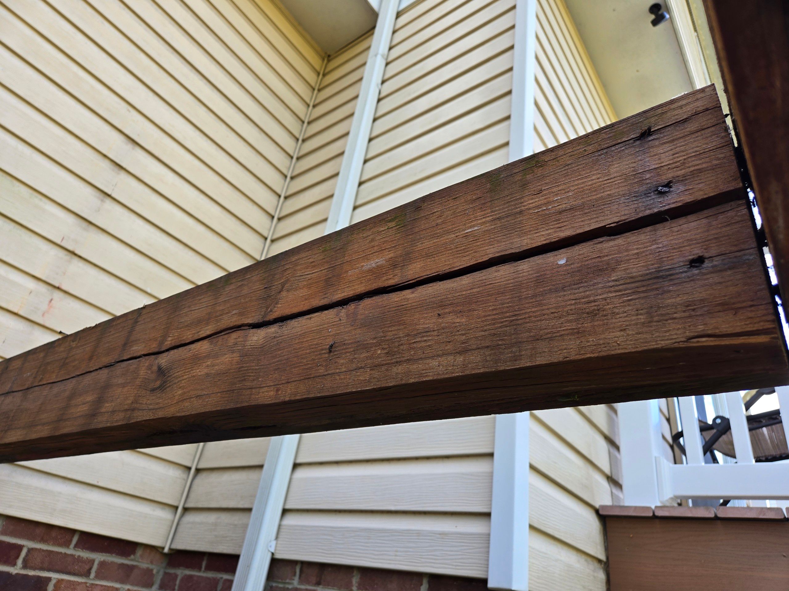 Stamped concrete and redeck  by Cousins Roofing Siding & Decks