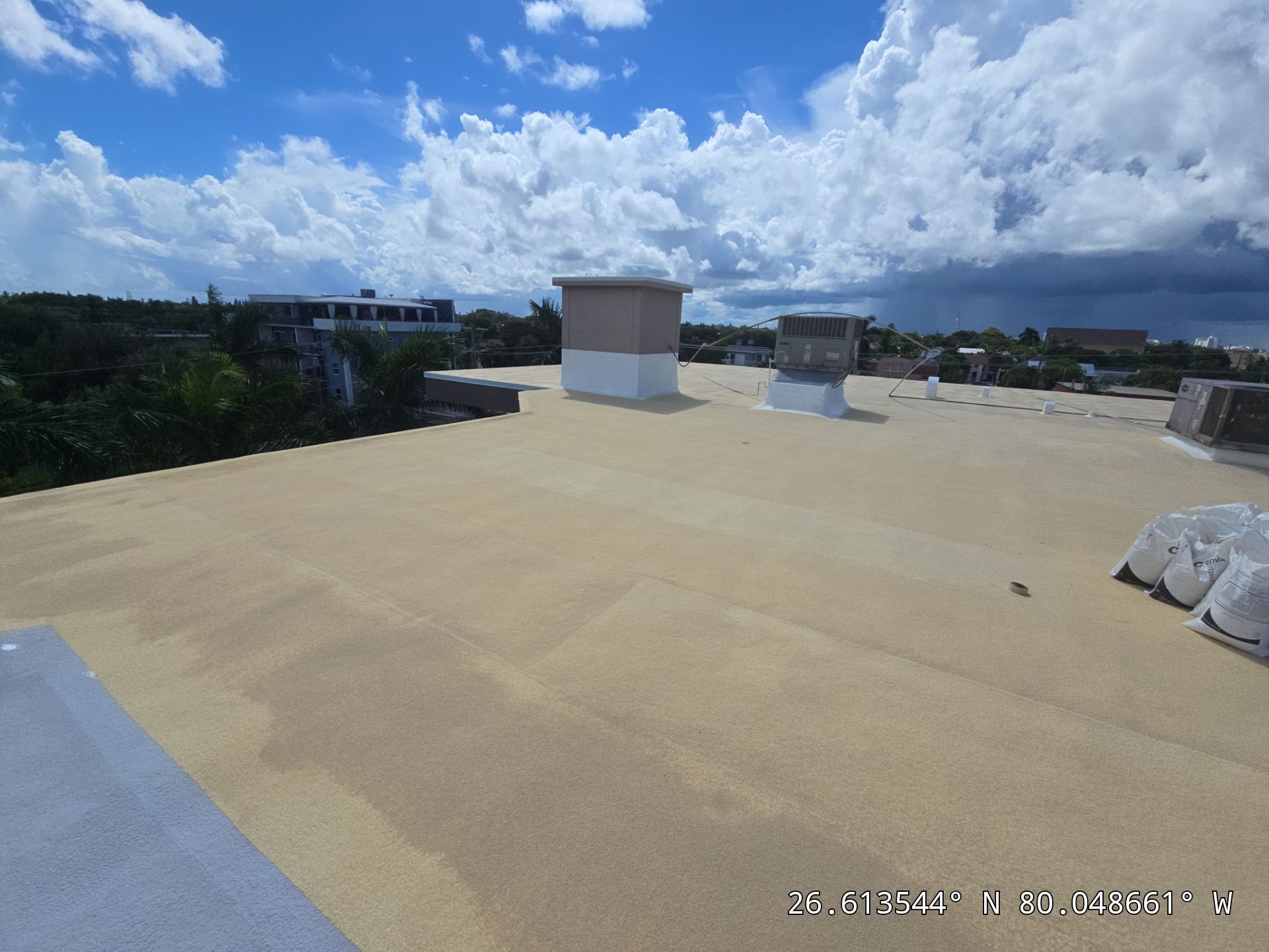 Commercial Roof Restoration for Lake Worth Beach Flat Roof Project by Roof King LLC
