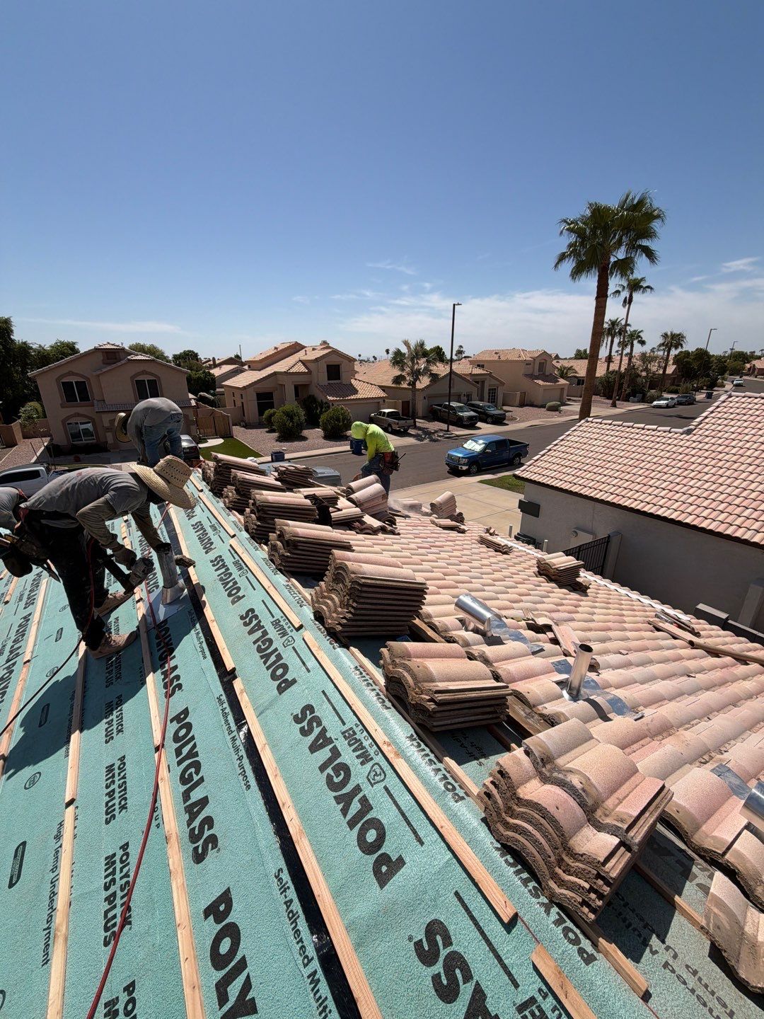 Project in Mesa, AZ by Saint Roofing