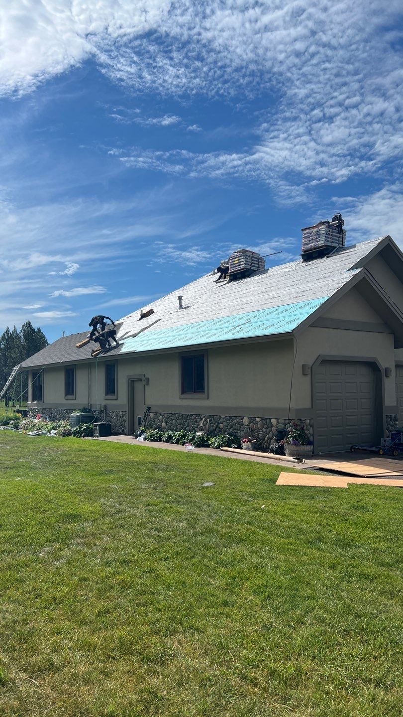 Roof Replacement using GAF Timberline HDZ - Midnight Mesa  by Montana Roofing Solutions