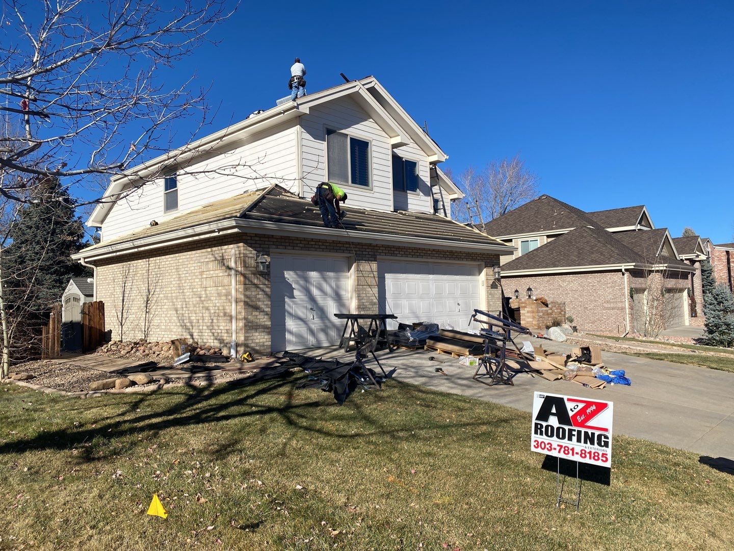 Residential Roofing Installation using Decra Shake - Charcoal by A to Z Roofing