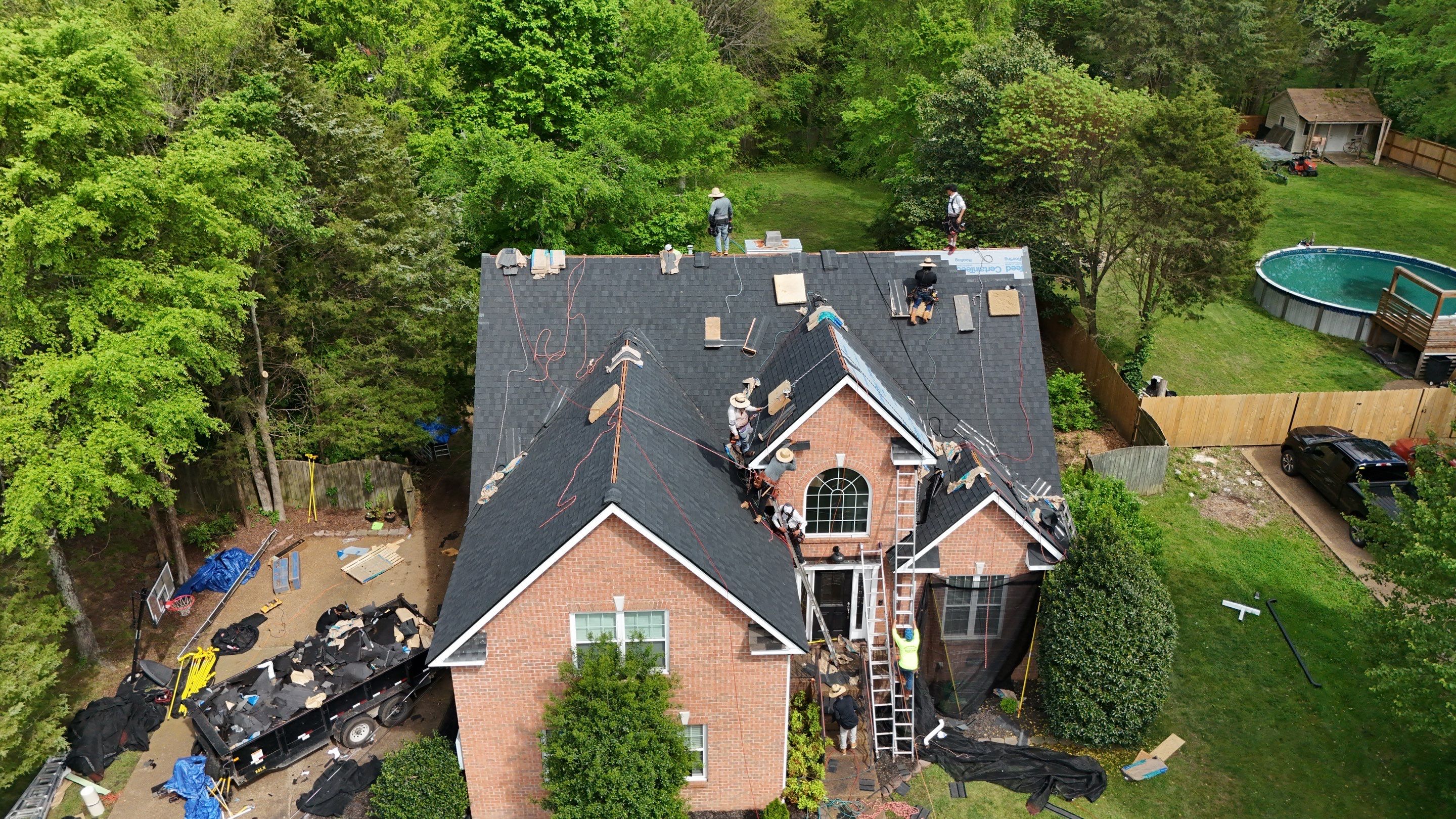 Charcoal Black Re-Roof by Royal House LLC