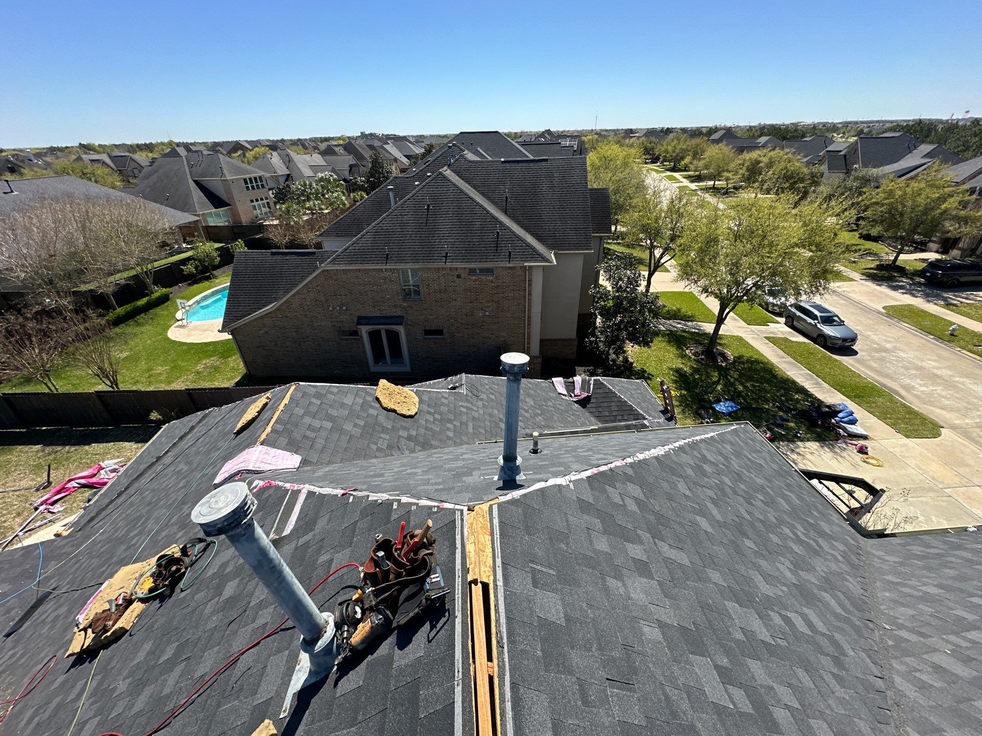 Project in Fulshear by Motion Roofing
