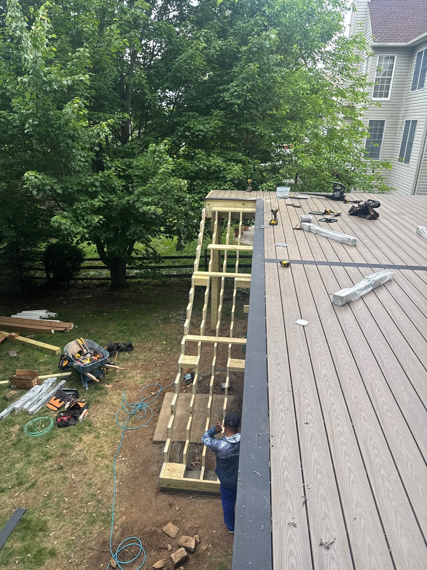 New Deck in Bernards, New Jersey by deck guardian